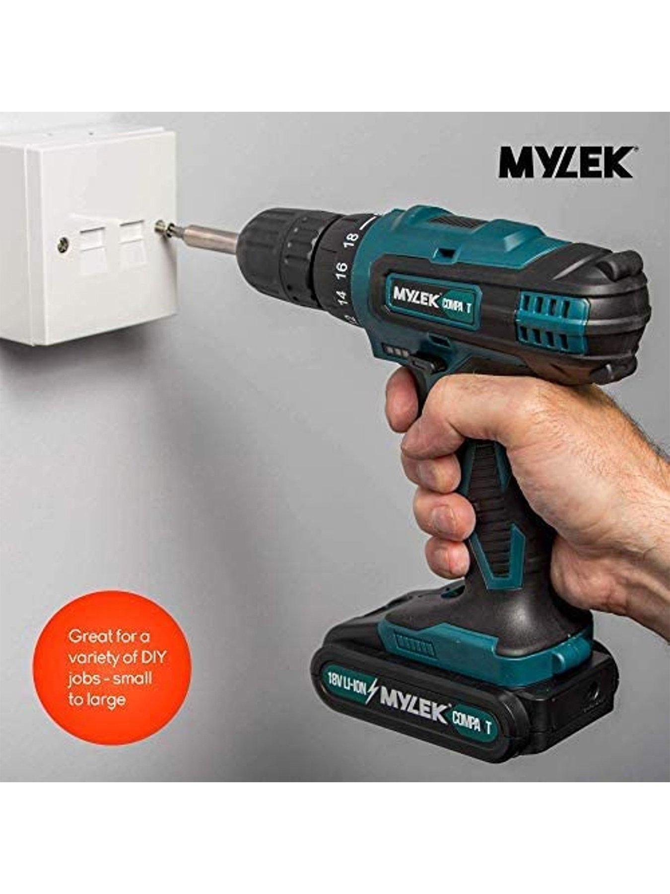 Image 6 of 7 of Mylek 18V Cordless Driver-Lithium Ion Drill