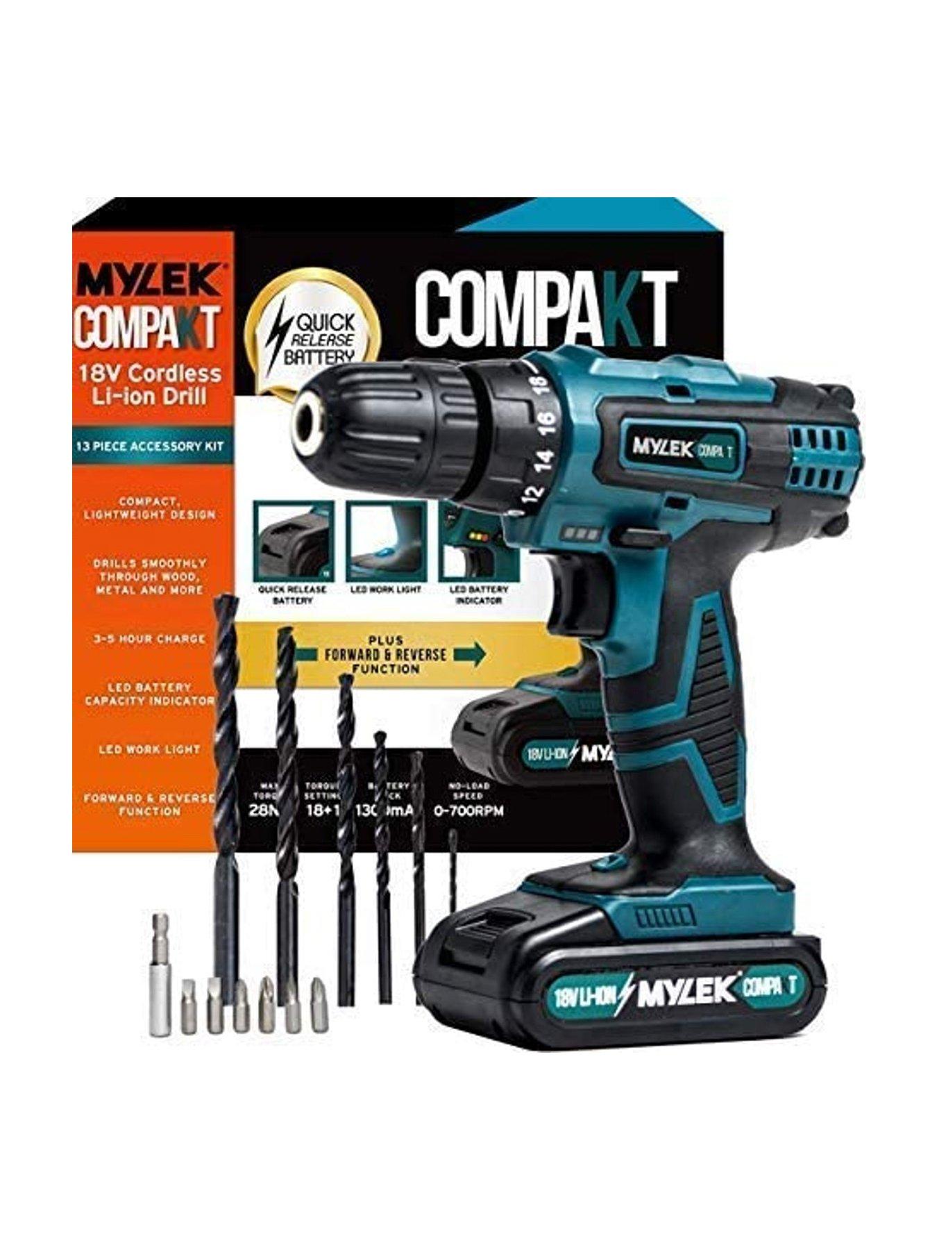 Image 7 of 7 of Mylek 18V Cordless Driver-Lithium Ion Drill
