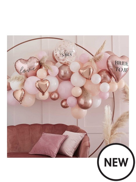 ginger-ray-balloon-arch-hen-party-confetti-balloons