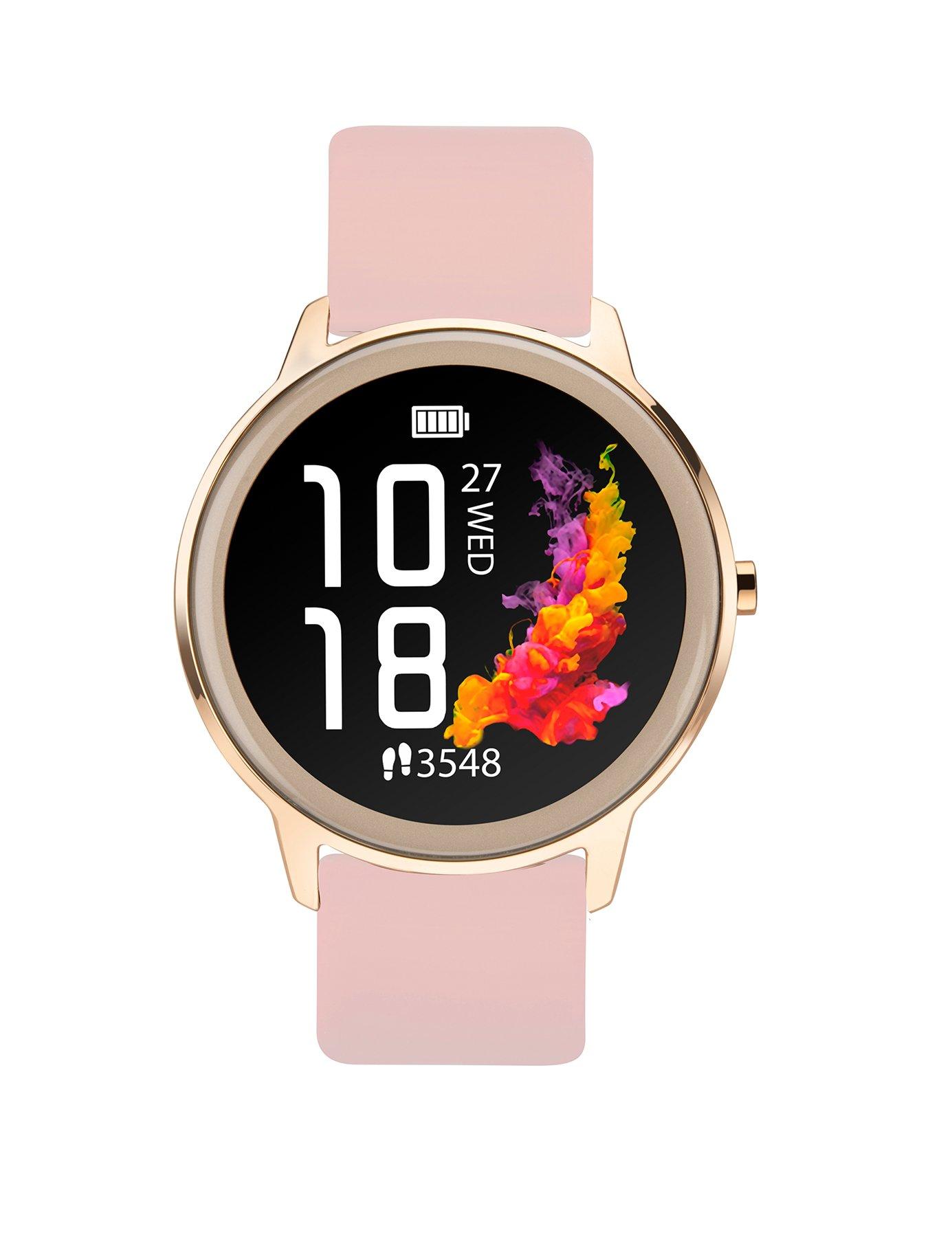 sekonda-flex-ladies-silicone-strap-smartwatch-rose-goldsoft-pink