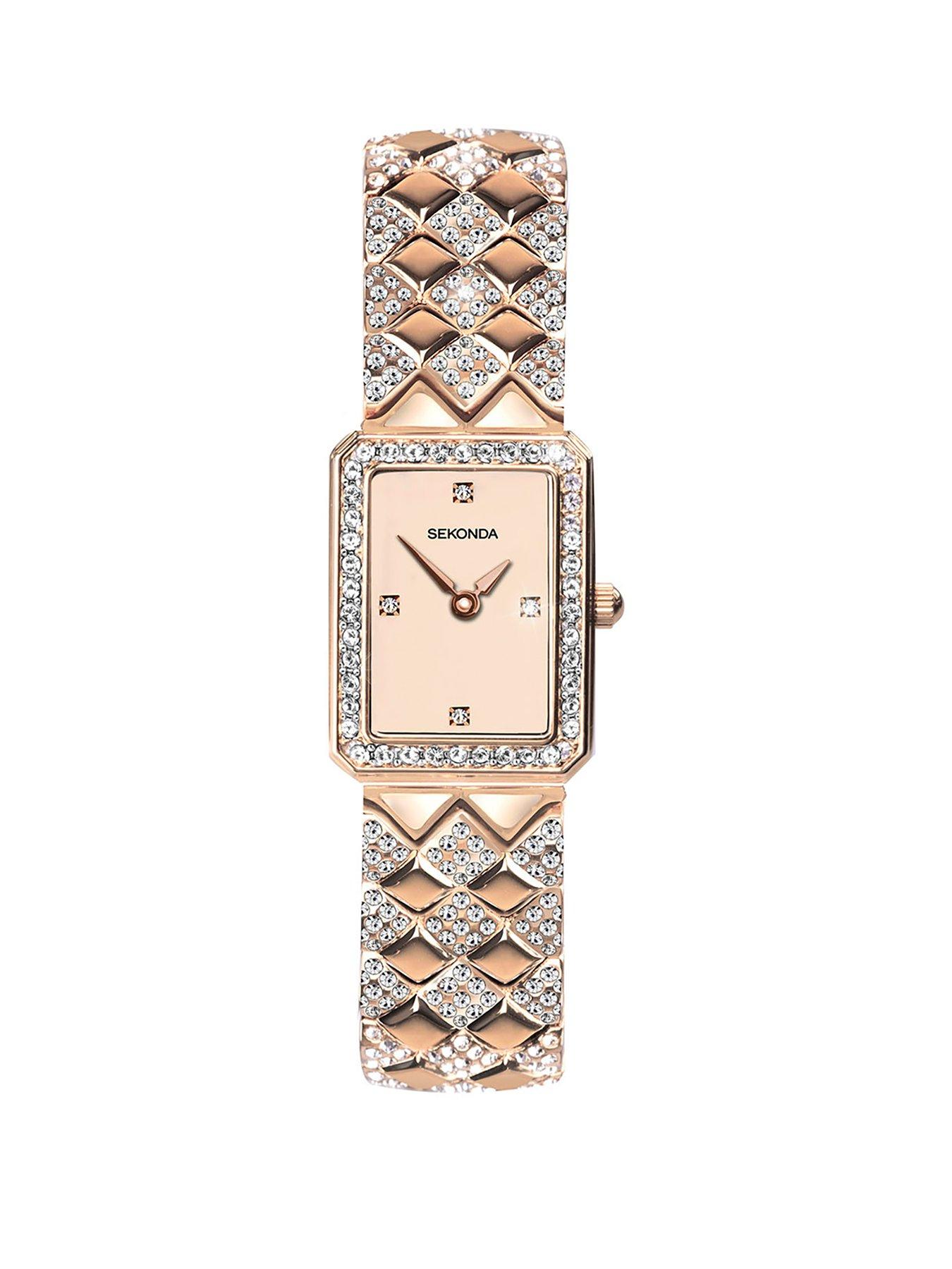 Image 1 of 6 of Sekonda Sekonda Ladies Rose Gold Alloy Bracelet with Rose Dial Watch
