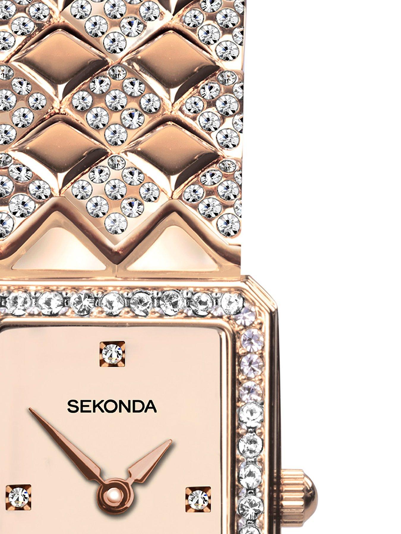 Image 4 of 6 of Sekonda Sekonda Ladies Rose Gold Alloy Bracelet with Rose Dial Watch