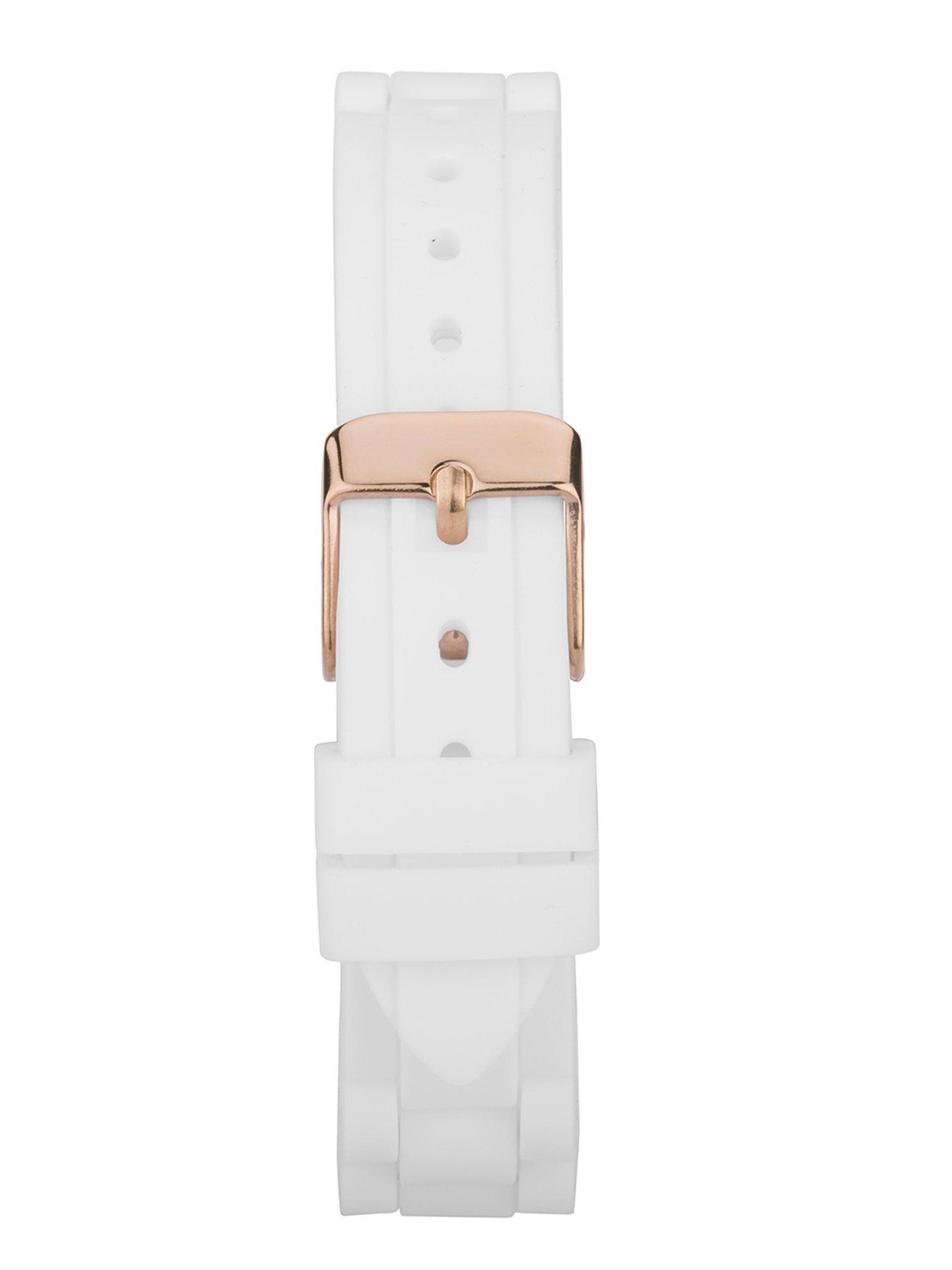 Image 6 of 6 of Sekonda Sekonda Ladies White Silicone Strap with White Dial Watch