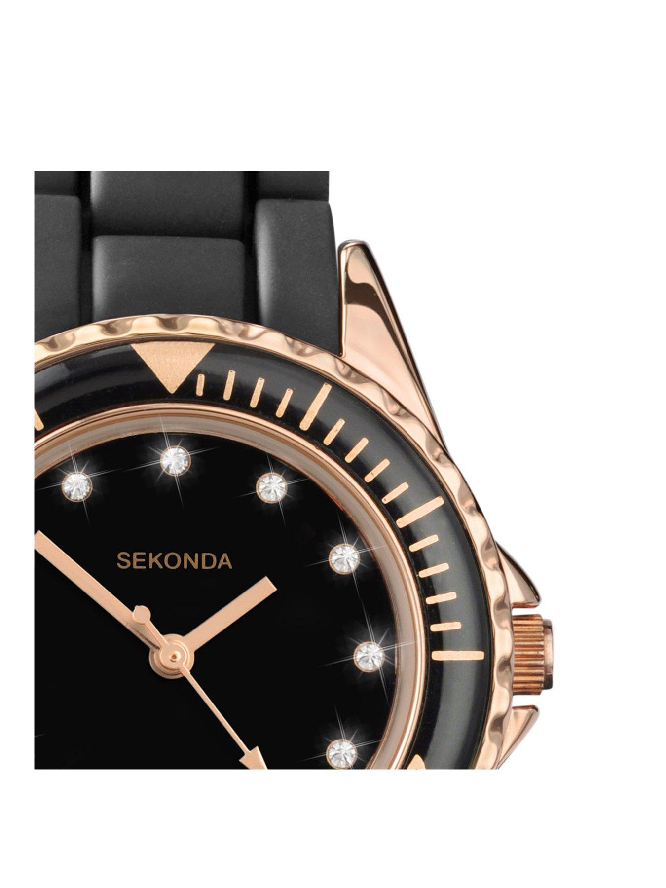 sekonda-sekonda-ladies-black-silicone-strap-with-black-dial-watchstillFront