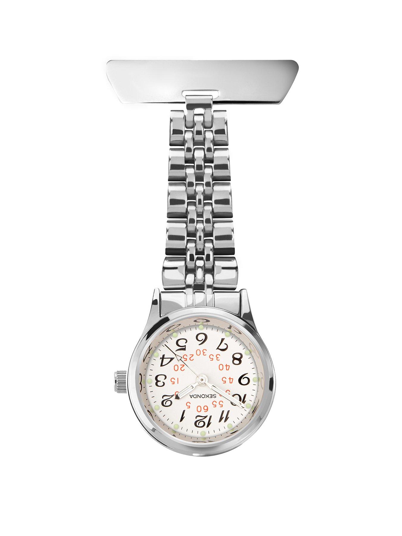 sekonda-sekonda-ladies-silver-stainless-steel-fob-with-white-dial-watch