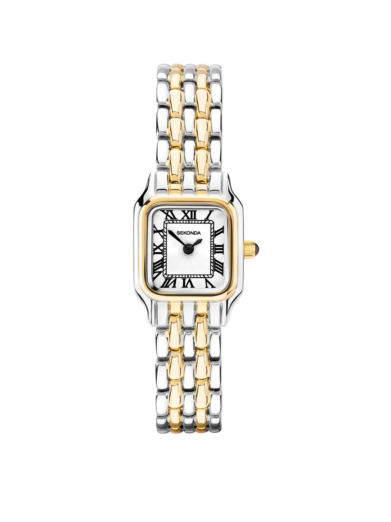 Sekonda Ladies Monica Two Tone Alloy Bracelet with White Dial Watch