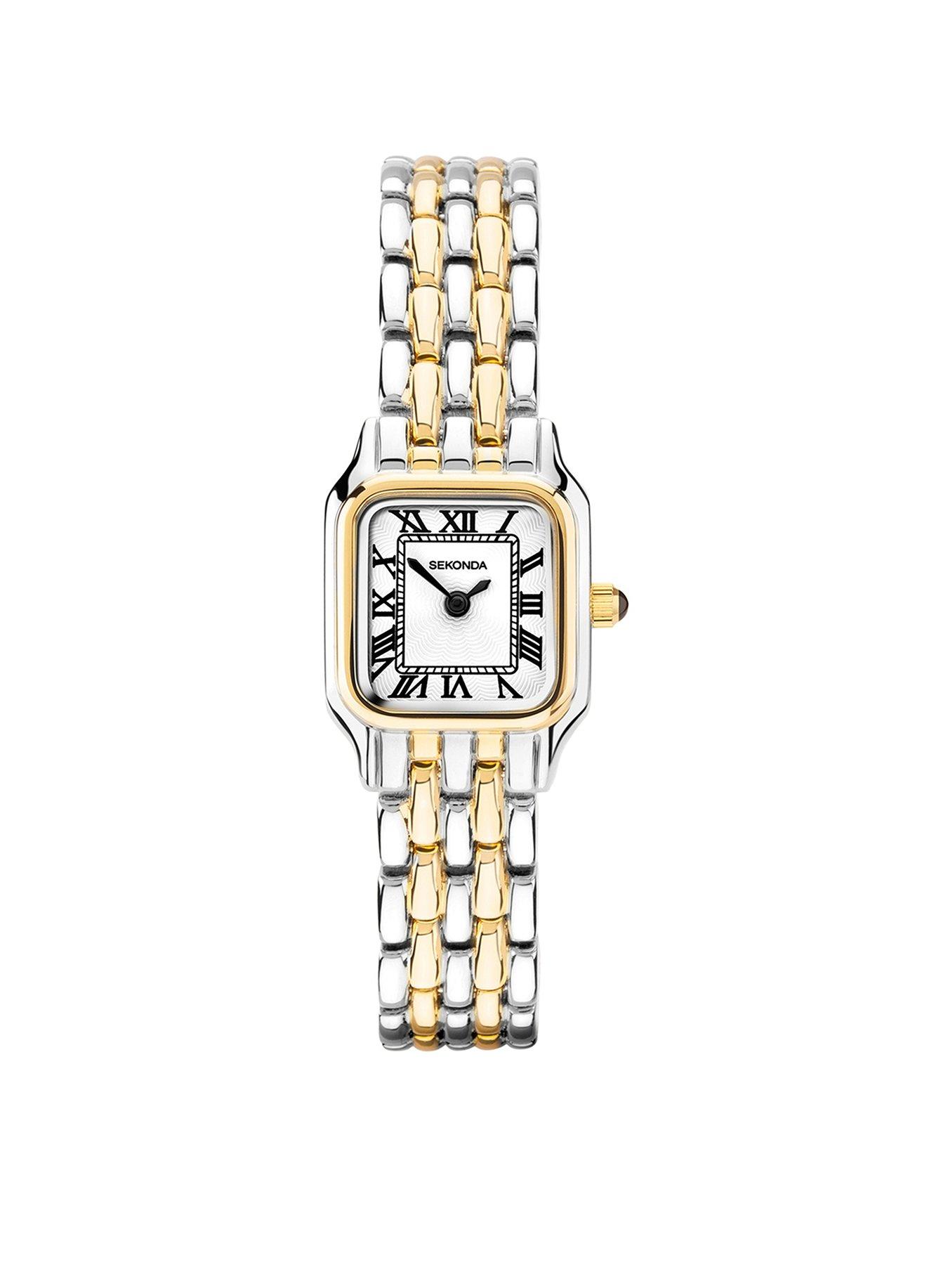 Image 1 of 6 of Sekonda Ladies Monica Two Tone Alloy Bracelet with White Dial Watch