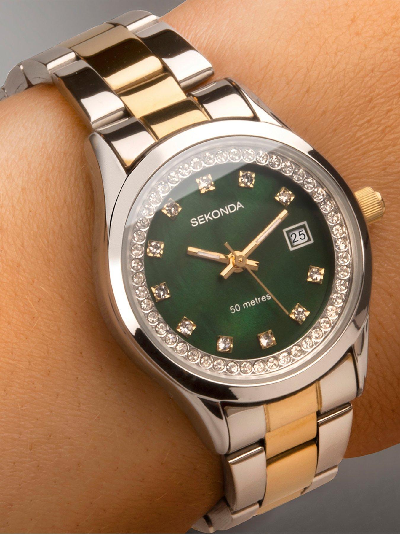 sekonda-sekonda-ladies-victoria-two-tone-stainless-steel-bracelet-with-green-dial-watchback