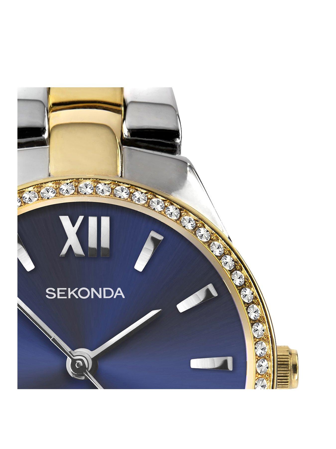 sekonda-sekonda-ladies-two-tone-alloy-bracelet-with-blue-dial-watchstillFront