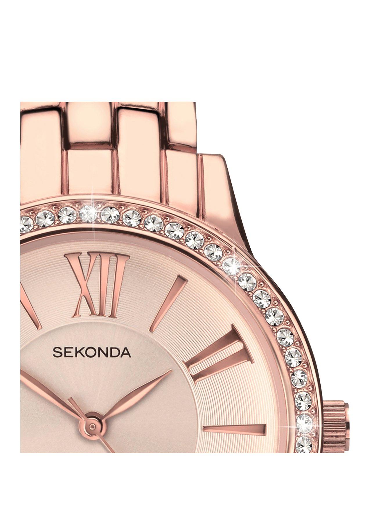 Sekonda rose gold discount watch