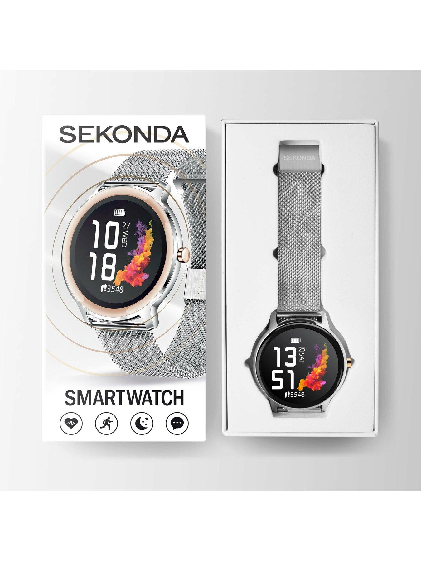 sekonda-flex-mensnbspsmartwatch-stainless-steelmeshoutfit