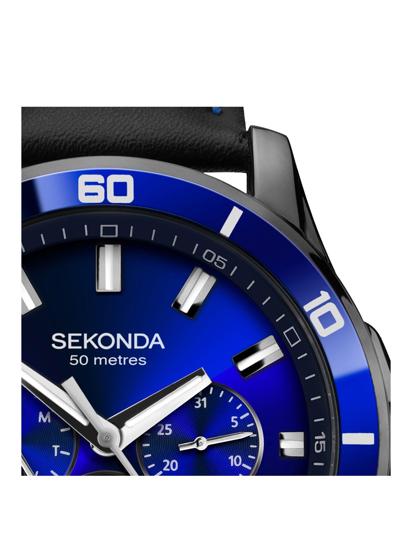 Sekonda midnight clearance blue ladies watch