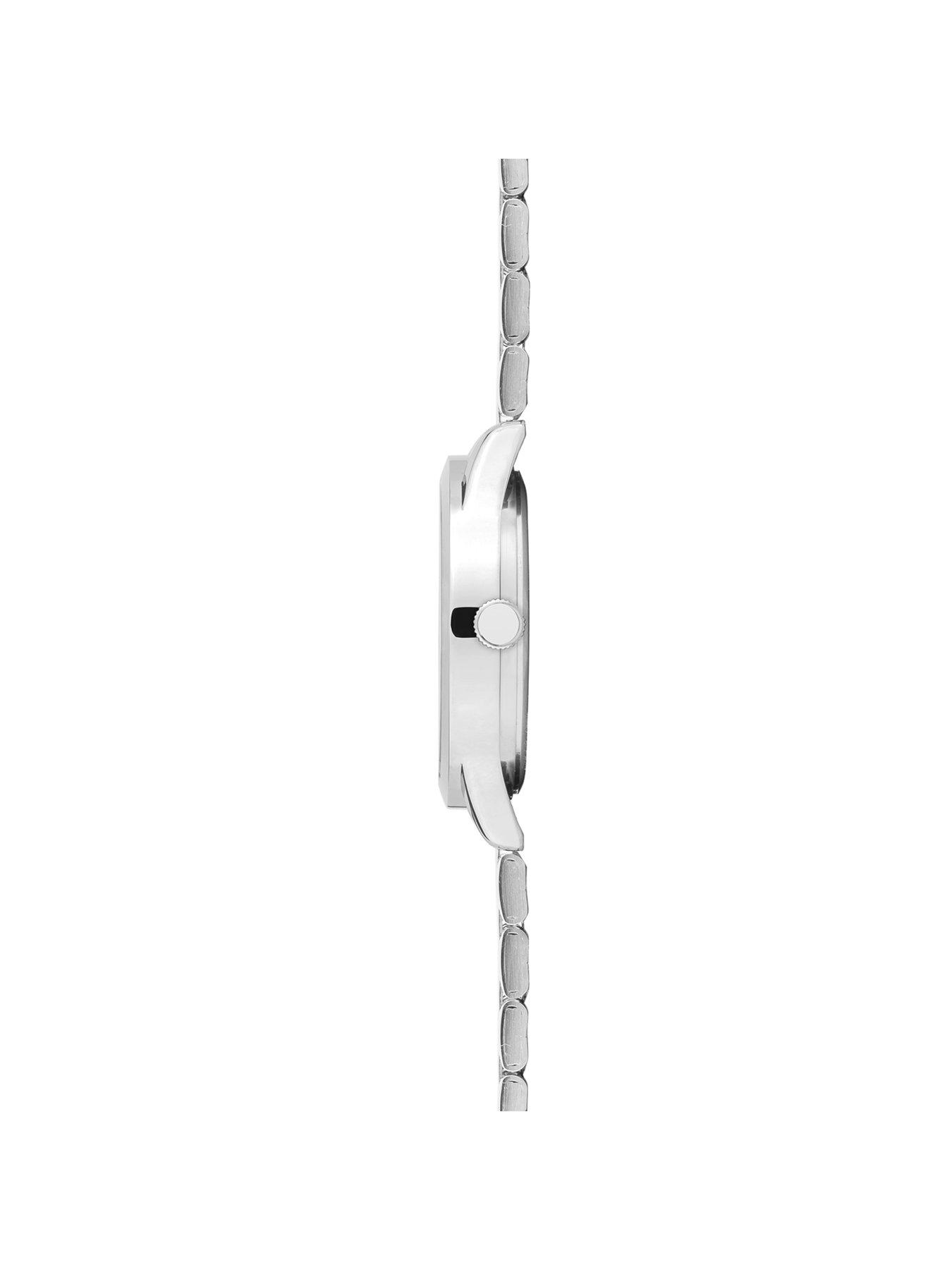Image 5 of 6 of Sekonda Sekonda Men's Silver Stainless Steel Bracelet with Blue Dial Watch