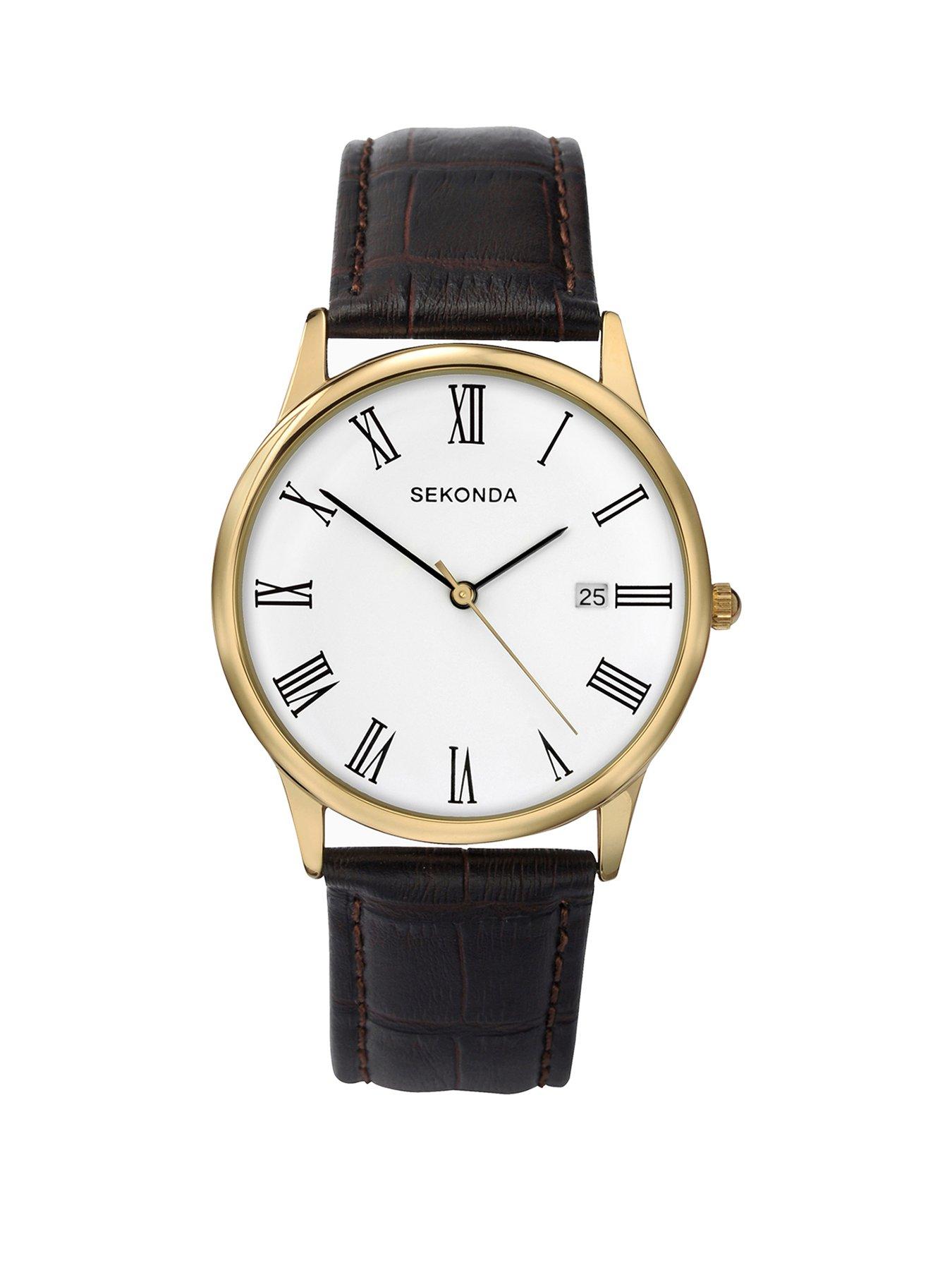 sekonda-sekonda-mens-brown-leather-upper-strap-with-white-dial-watch