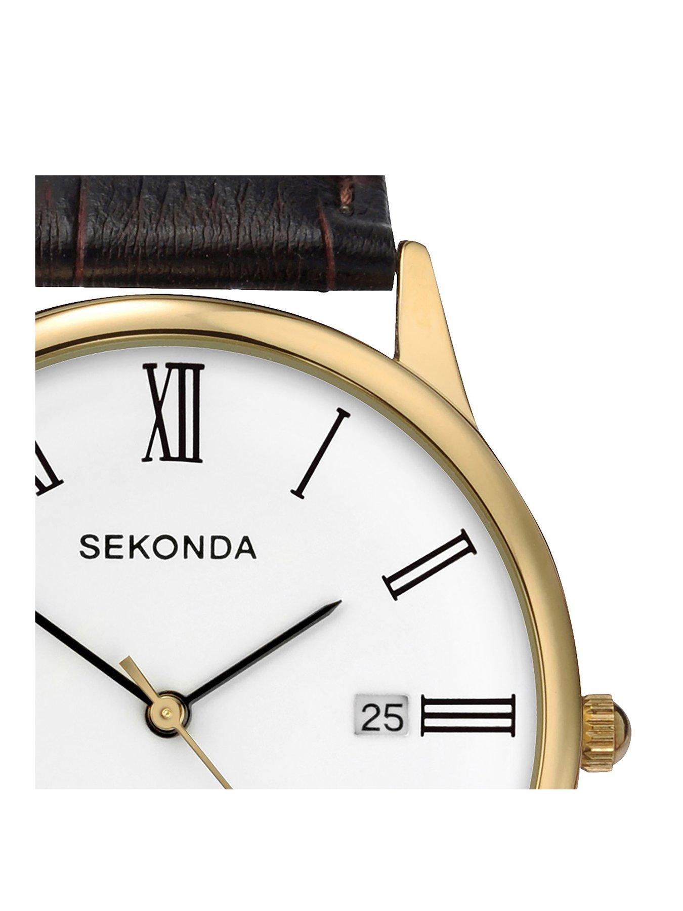 sekonda-sekonda-mens-brown-leather-upper-strap-with-white-dial-watchstillFront