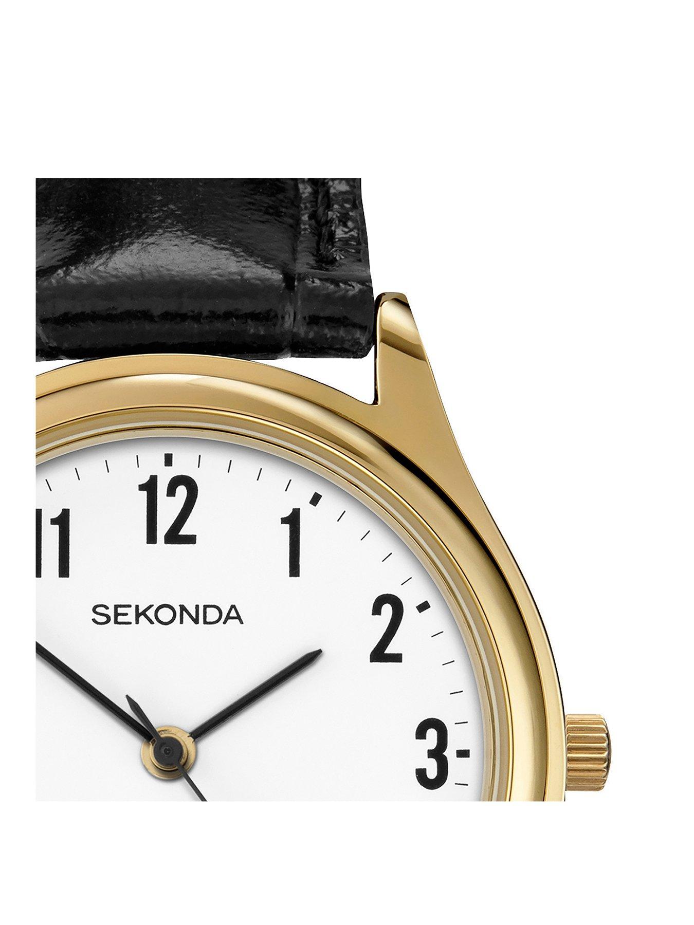 sekonda-sekonda-mens-easy-reader-black-leather-upper-strap-with-white-dial-watchstillFront