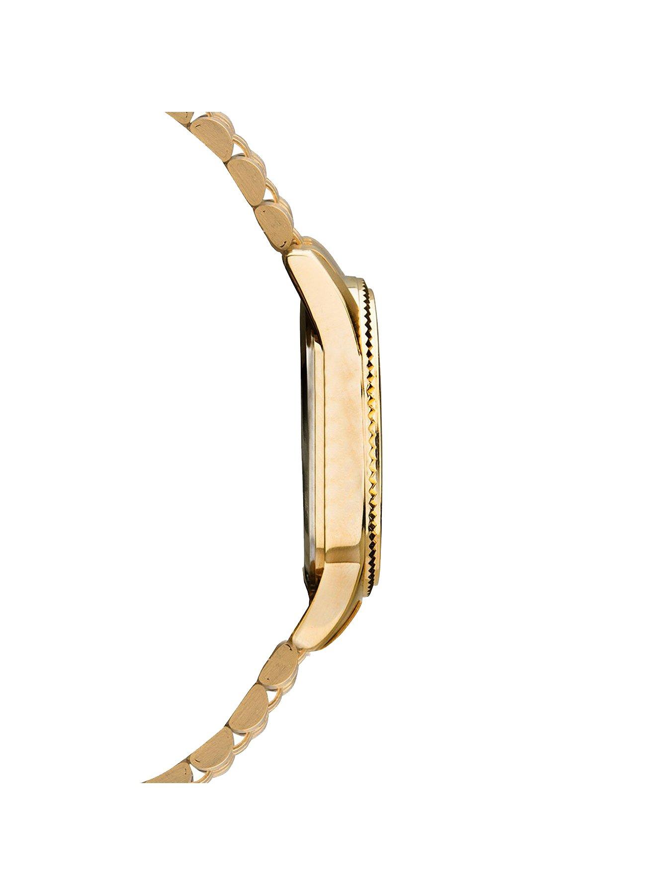 sekonda-sekonda-mens-king-gold-stainless-steel-bracelet-with-black-dial-watchdetail