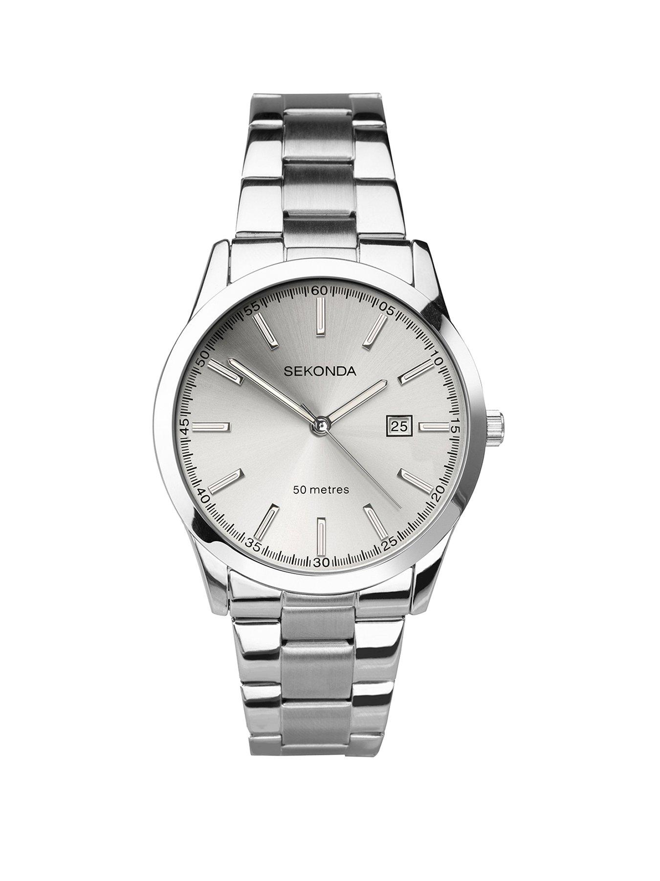 Sekonda Sekonda Men's Taylor Silver Stainless Steel Bracelet with Silver Dial Watch