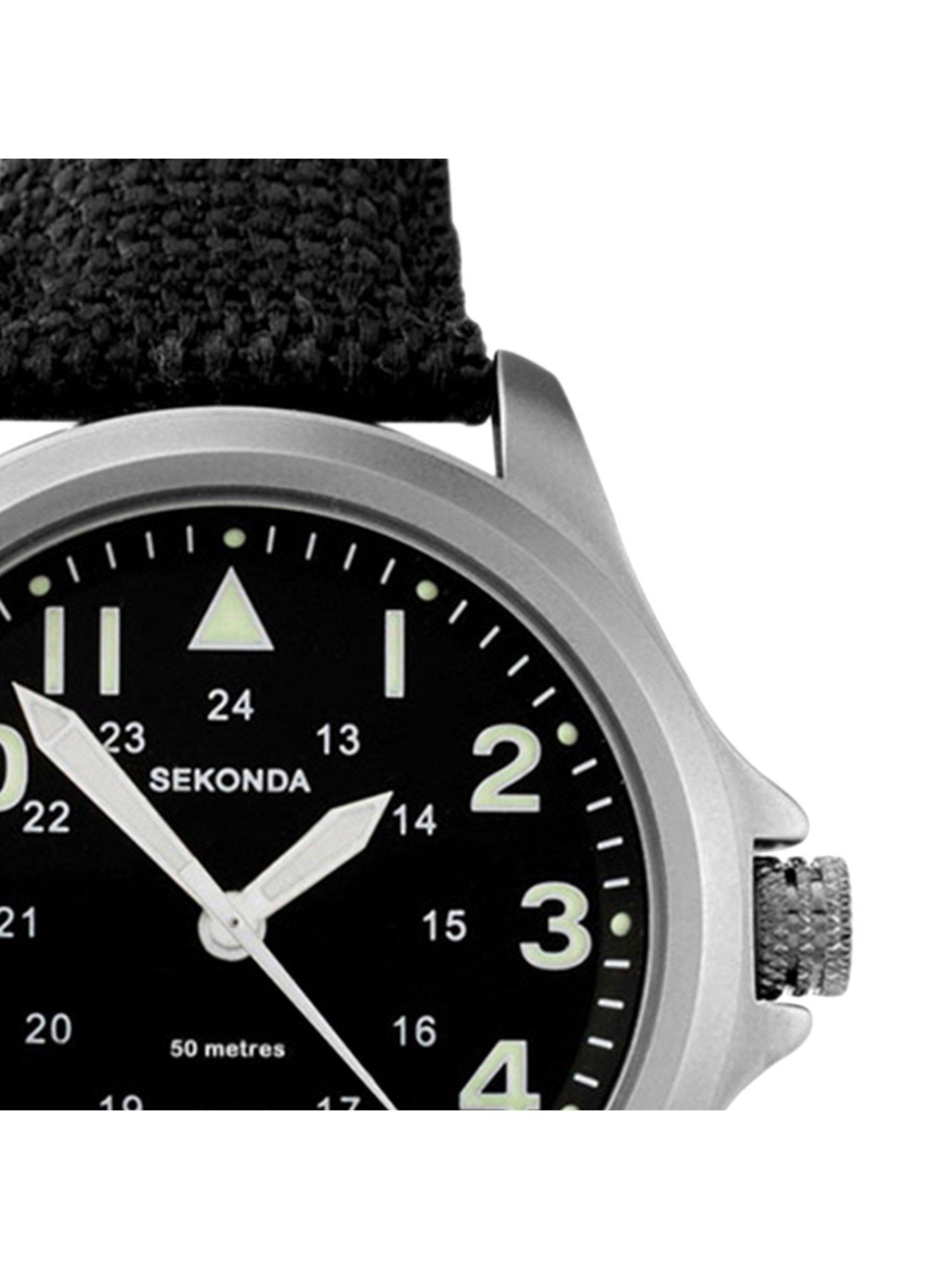 sekonda-sekonda-mens-wingman-black-nylon-strap-with-black-dial-watchoutfit