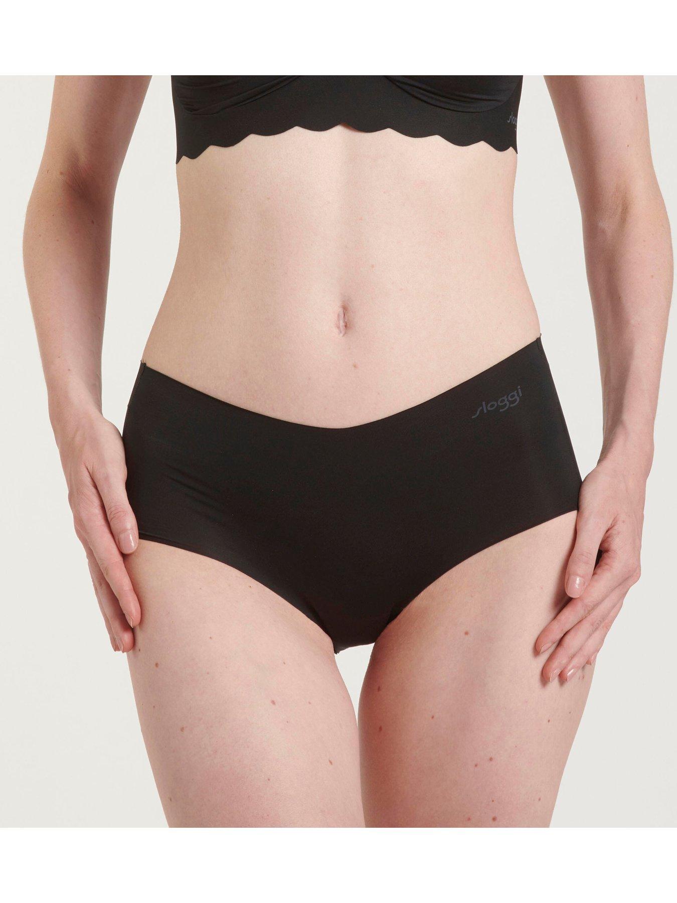 Image 2 of 5 of Sloggi Zero Microfibre 2.0 Short 2 Pack Briefs - Black