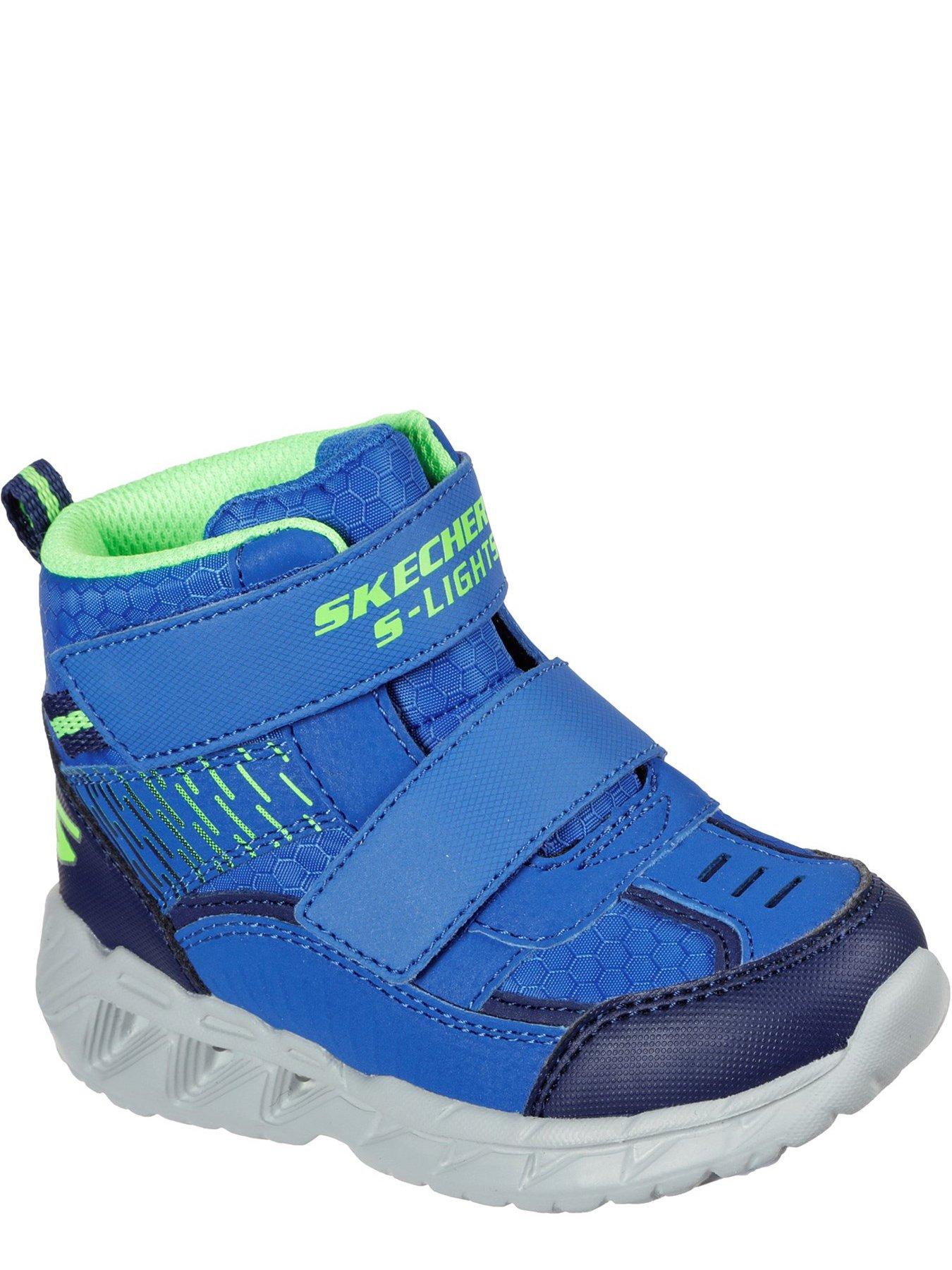 Blue skechers boots clearance
