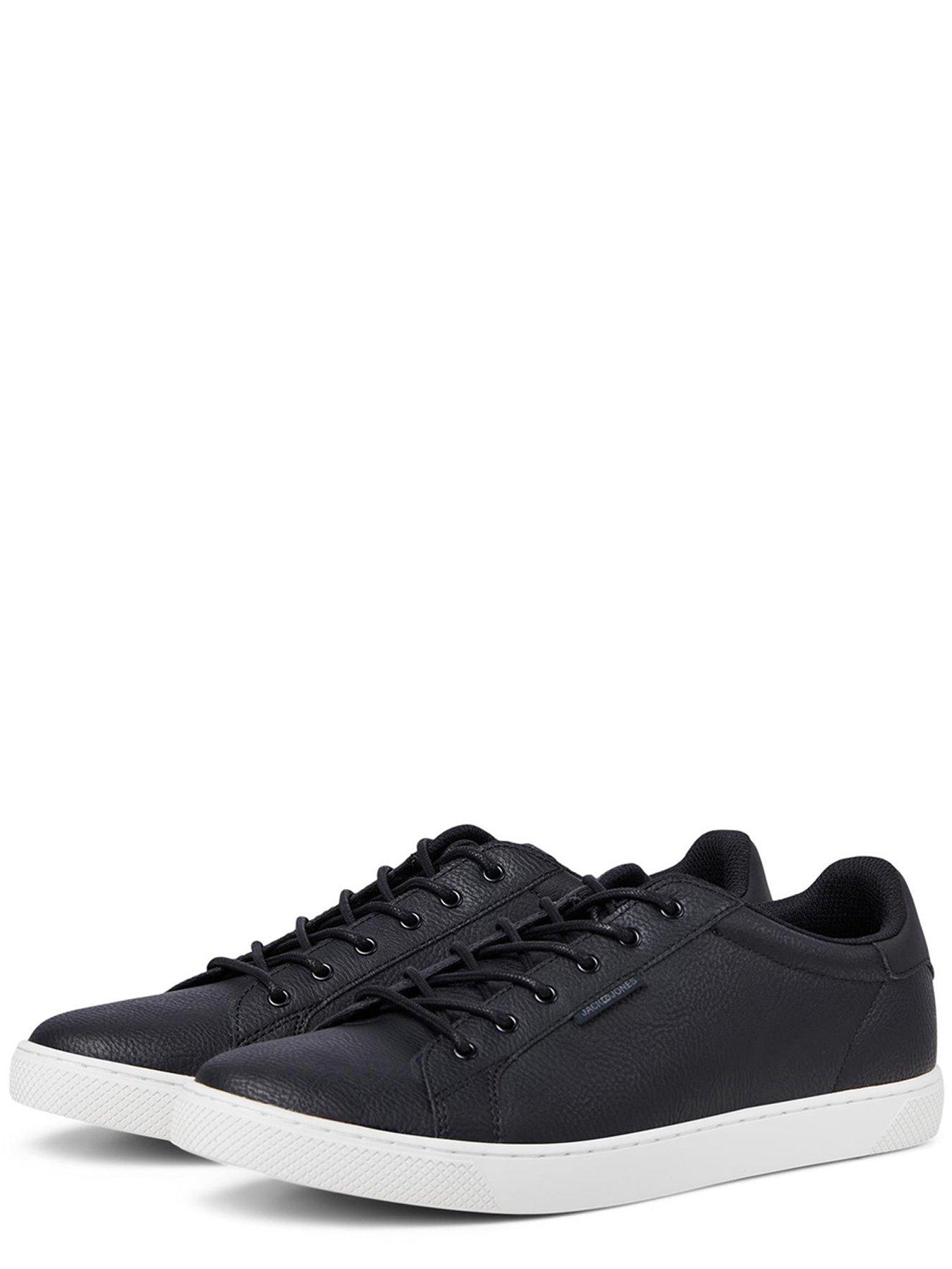 jack-jones-faux-leather-lace-up-trainers-blackback