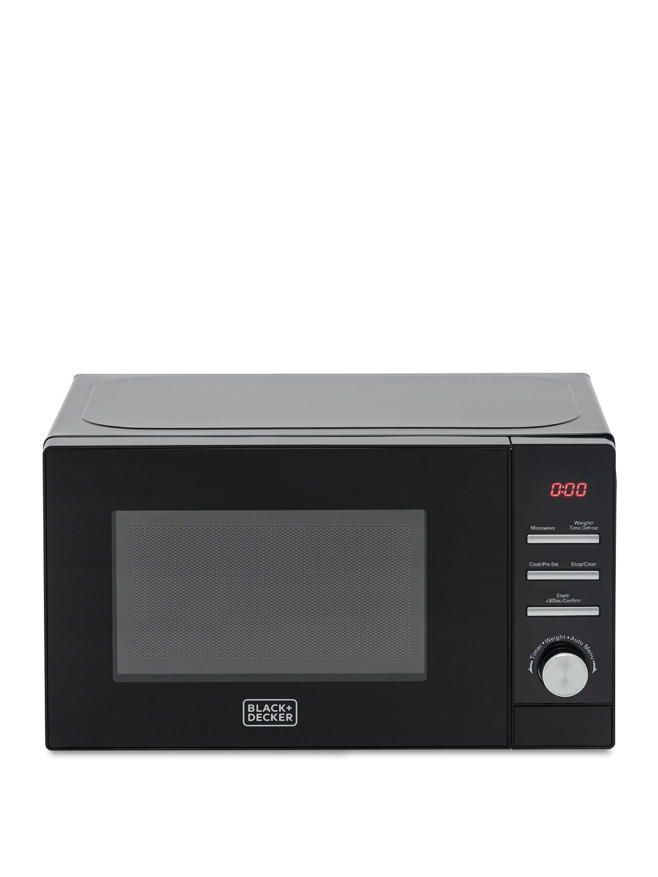 Black Decker 20 Litre Manual Microwave with 800W Power Output