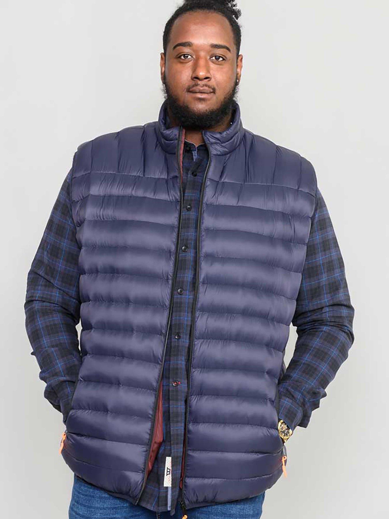 D555 Wickham 1 D555 Padded Gilet with Burgundy Lining