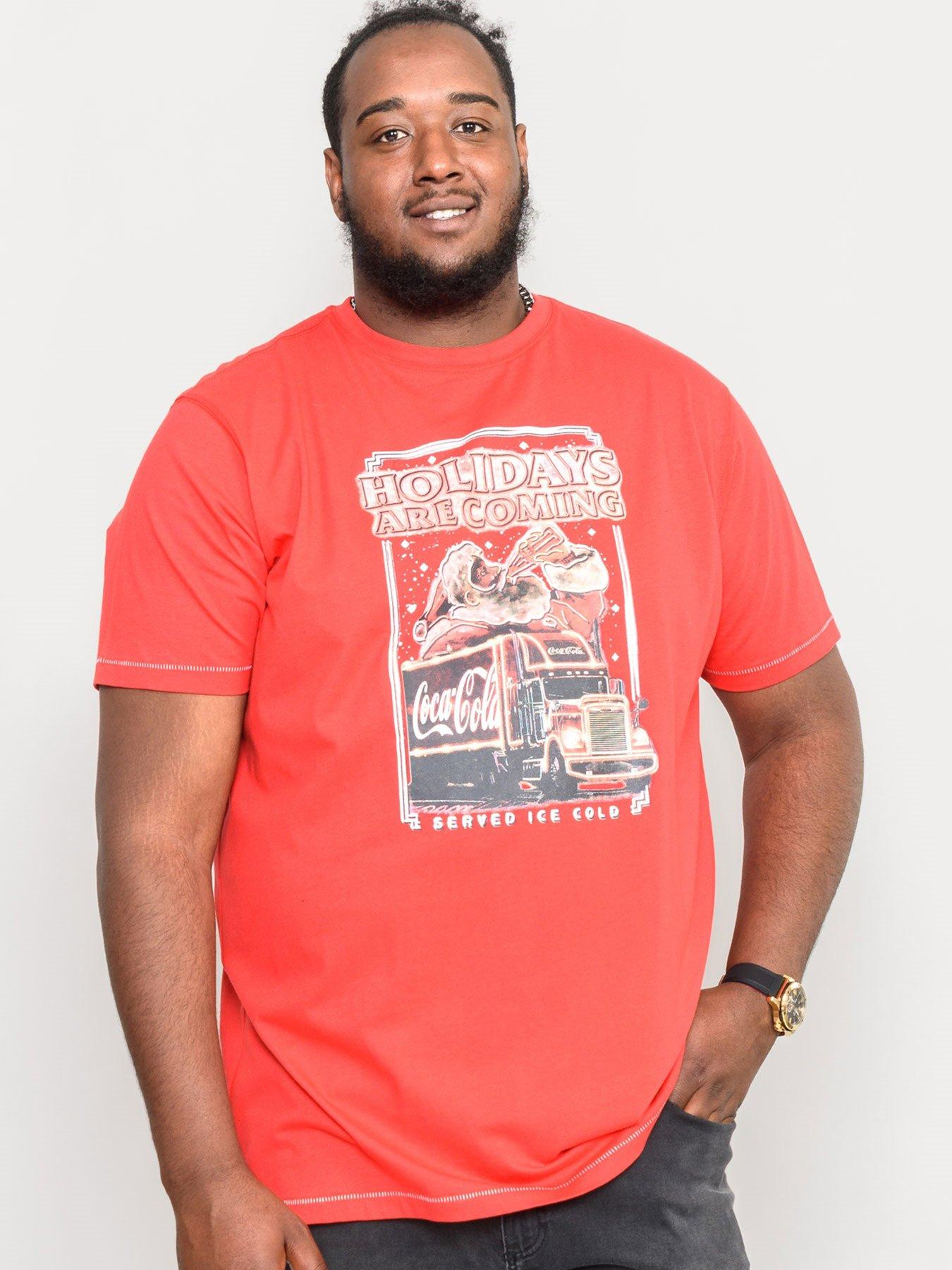 D555 D555 Dalton Official Coca-cola Christmas Print T-shirt