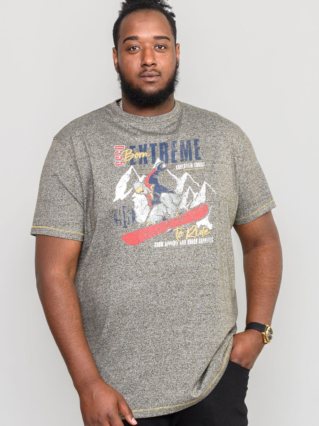 D555 D555 Paddington Extreme Ski Print T-shirt
