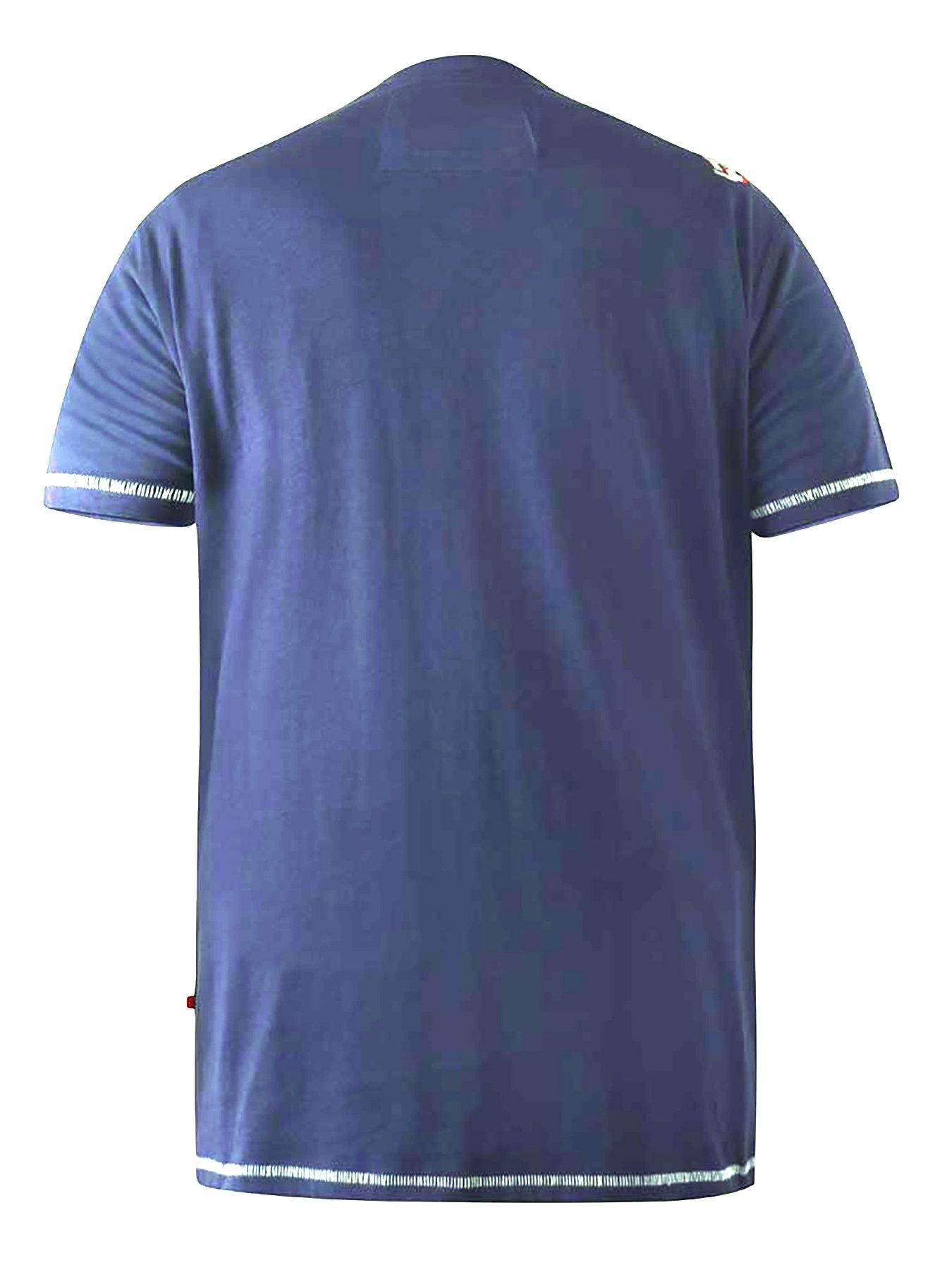 Image 3 of 4 of D555 Wanstead San Francisco Print T-Shirt - Navy