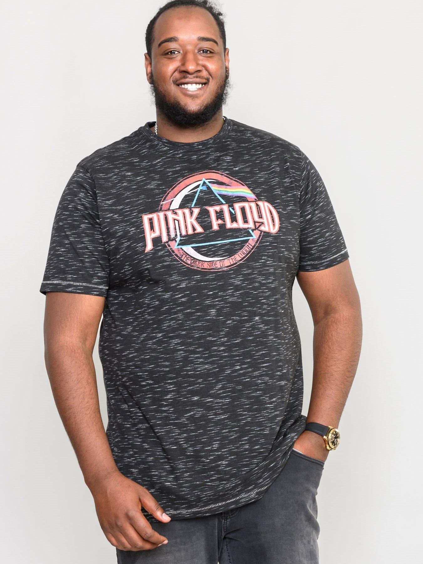 D555 D555 Darkside Official Pink Floyd Printed Crew Neck T-shirt