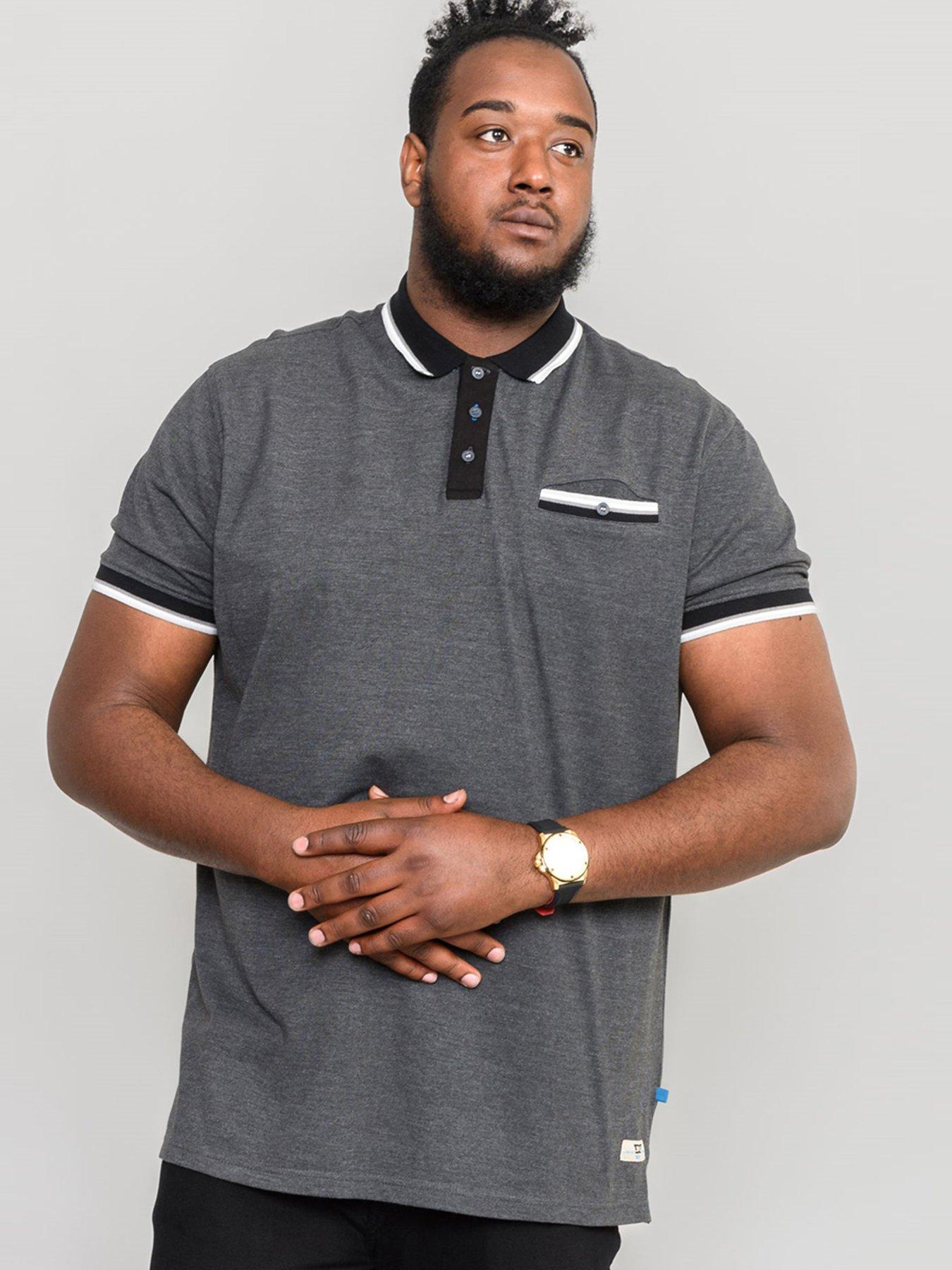 d555-westbourne-pique-polo-shirt-with-ribbed-chest-pocket-grey