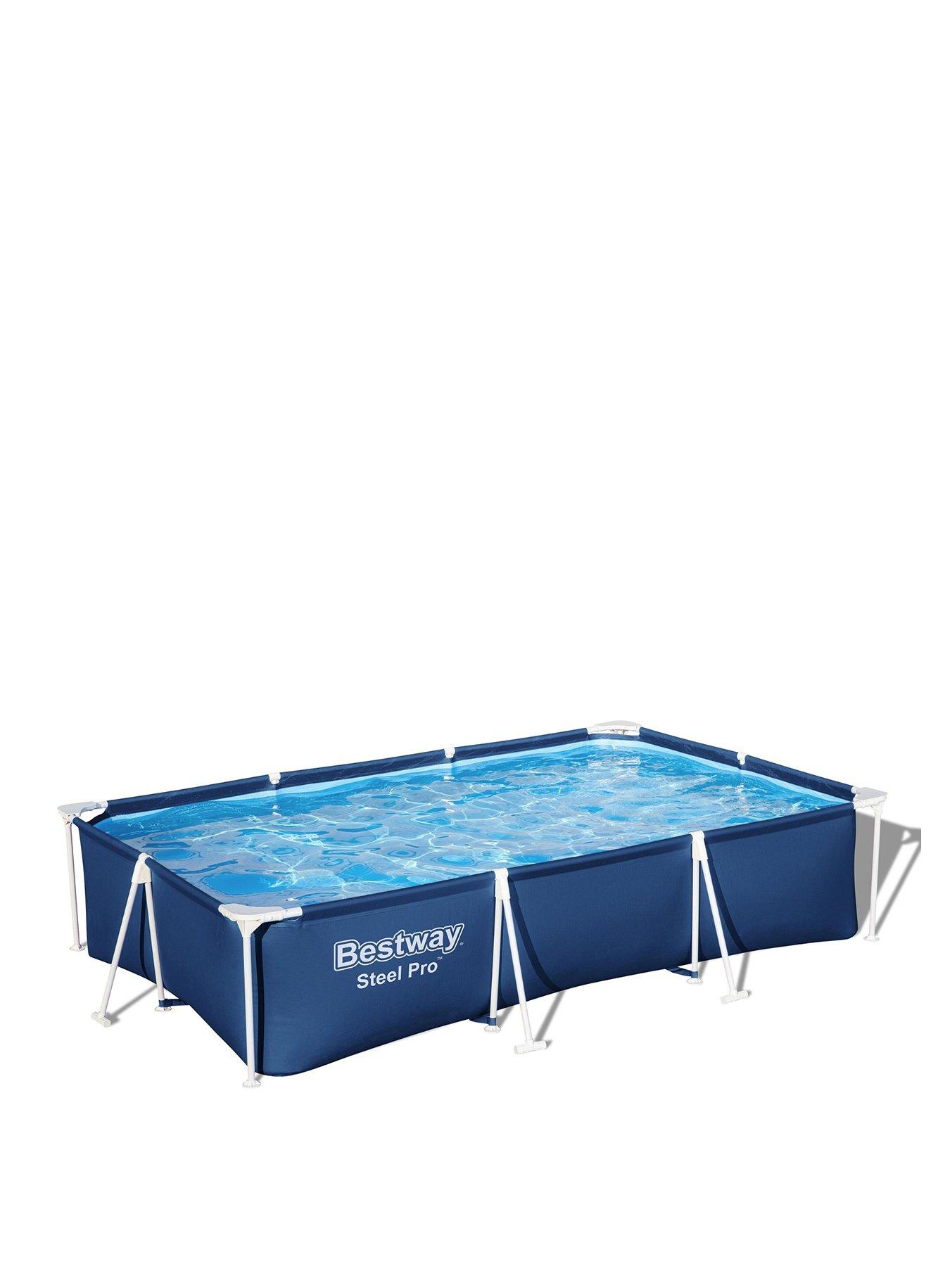 bestway-steel-pro-rectangular-9ft-10-inch-x-6ft-7-inch-swimming-pool