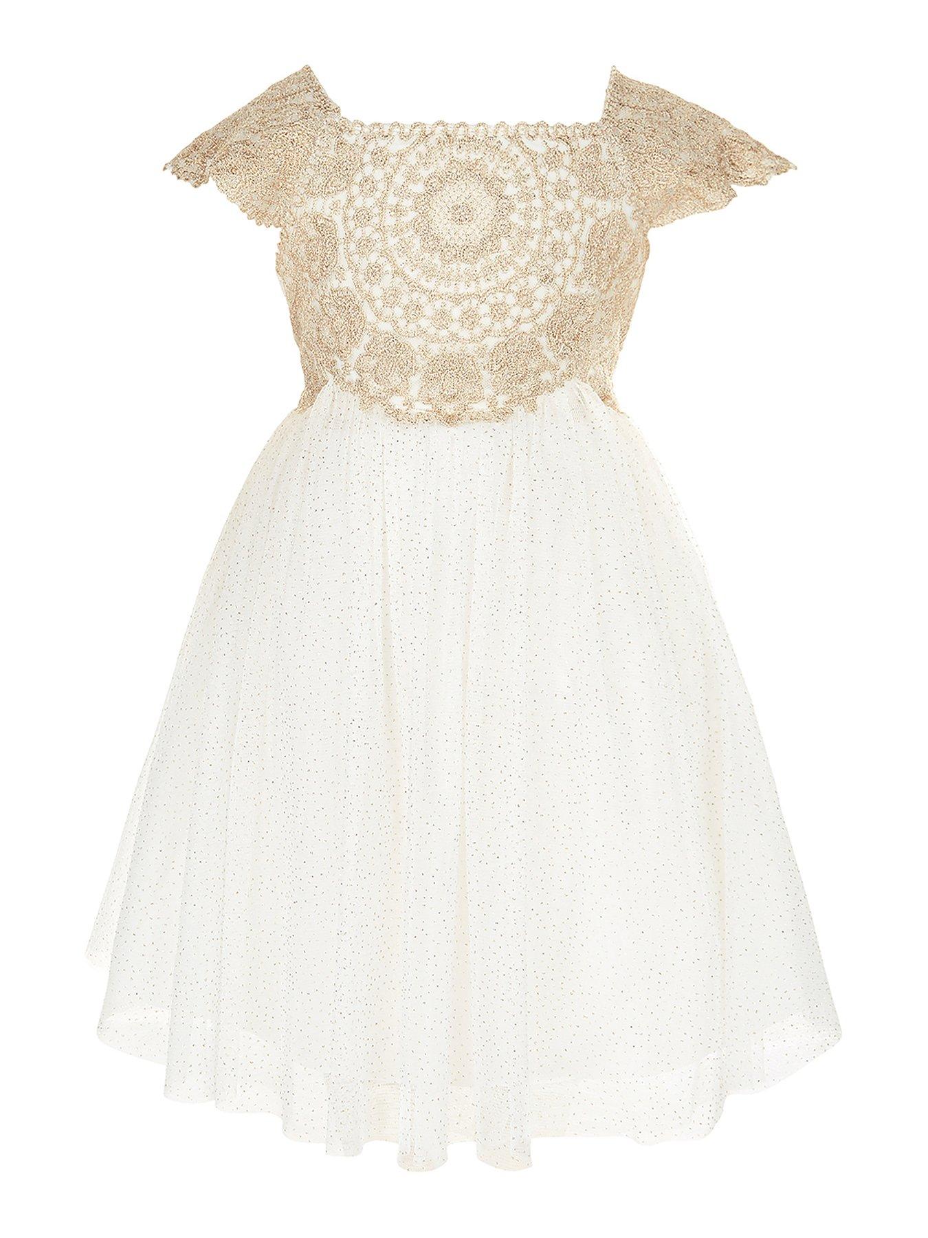 Monsoon girls hotsell white dress