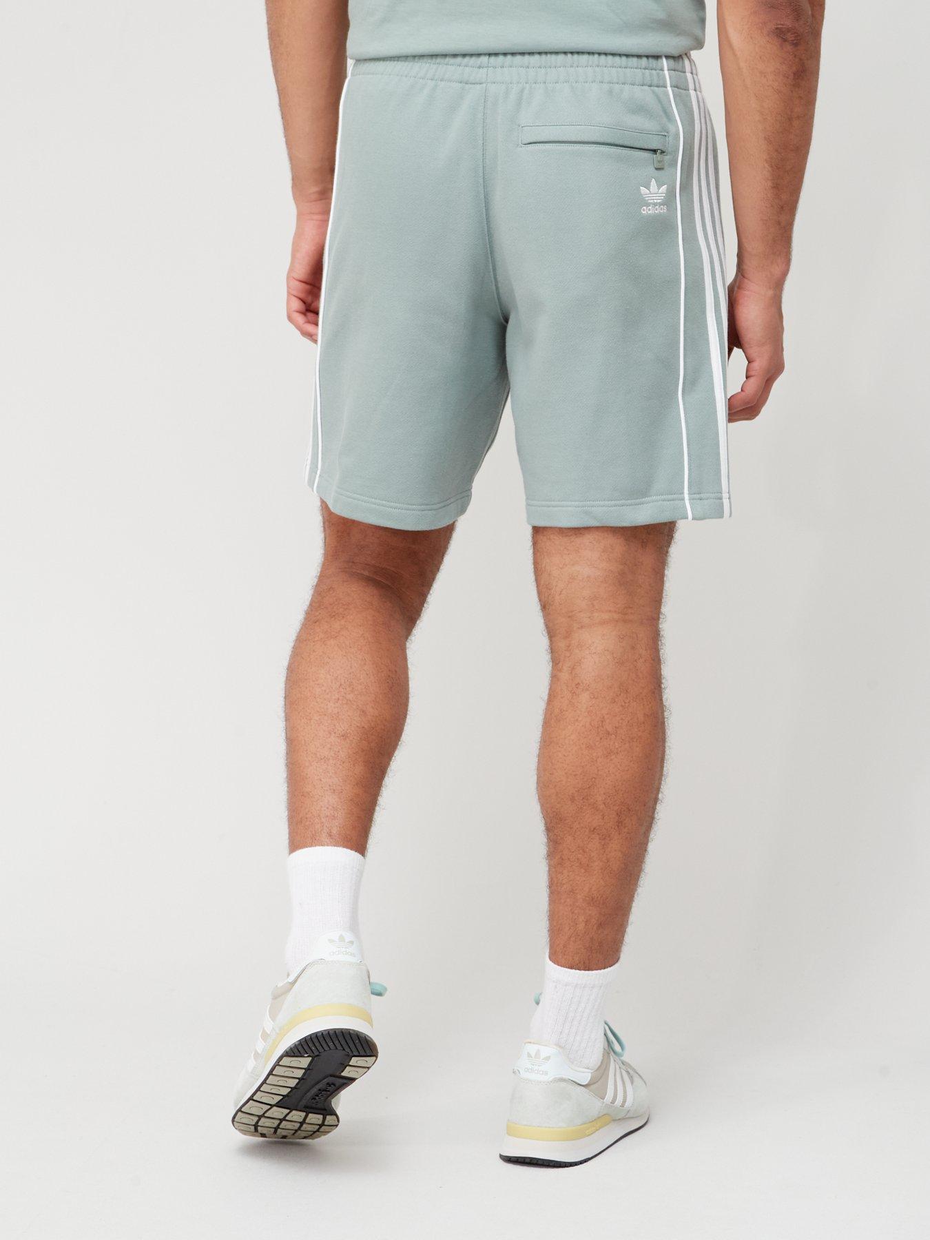 Adidas 3 stripes deals vapour steel shorts