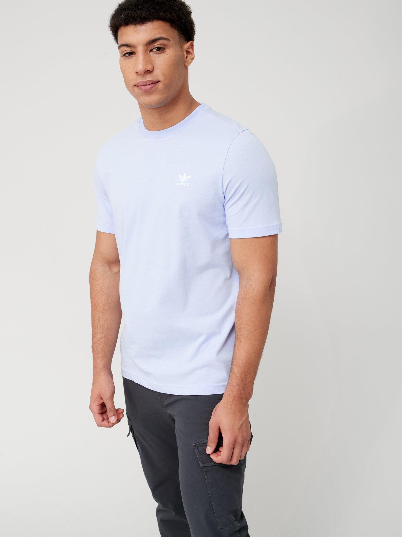 adidas-originals-trefoil-essentials-t-shirt-bluefront