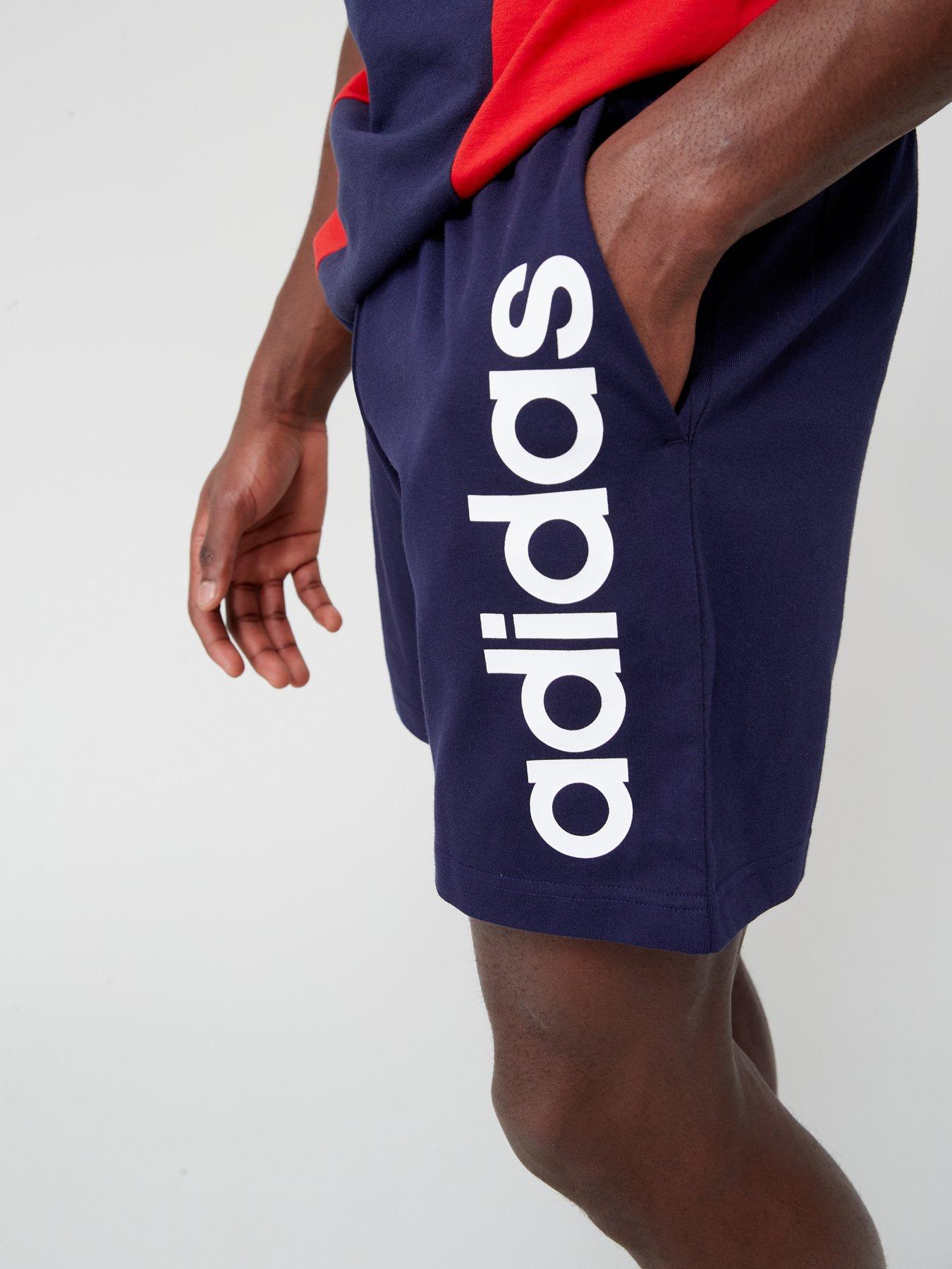 adidas-sportswear-mens-essentials-shorts-navyoutfit