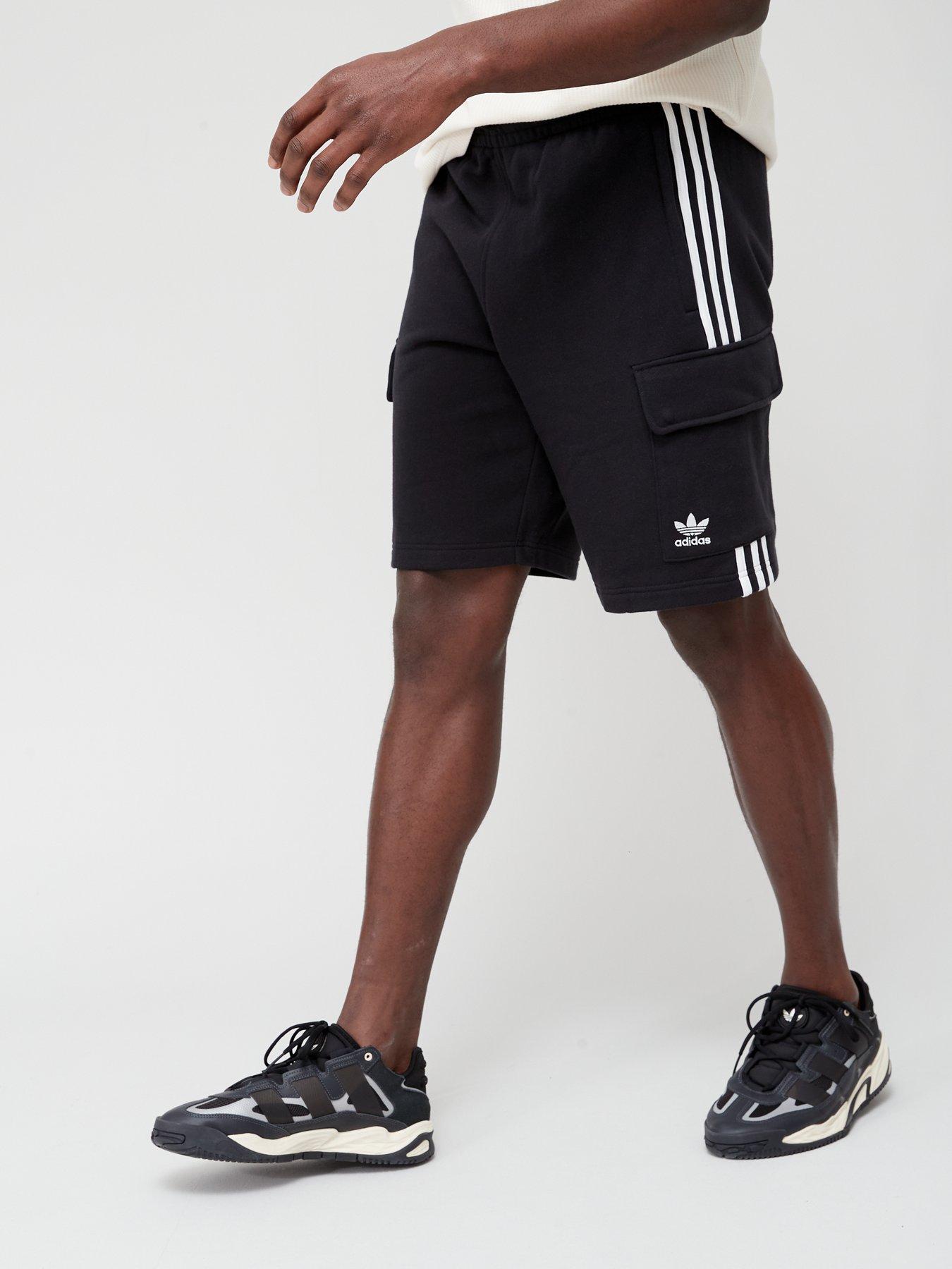 adidas Originals - Black Cargo Classics | Ireland 3-Stripes Shorts Adicolor Very