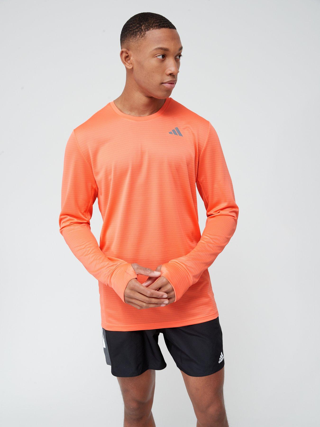 Adidas long sale sleeve orange