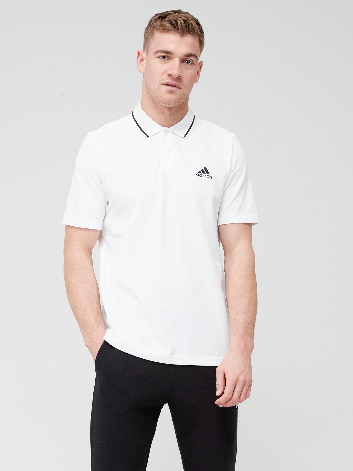 Mens Essentials Polo Shirt White