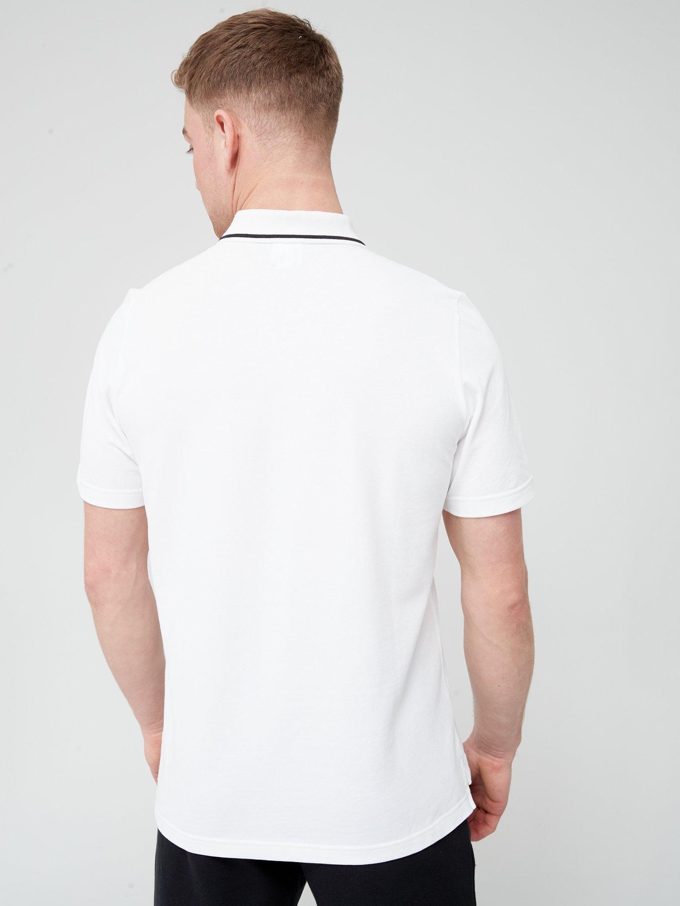 Mens white outlet polo top