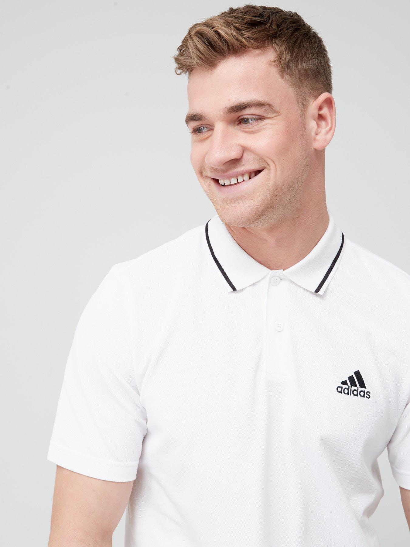 adidas-sportswear-mens-essentials-polo-shirt-whiteoutfit