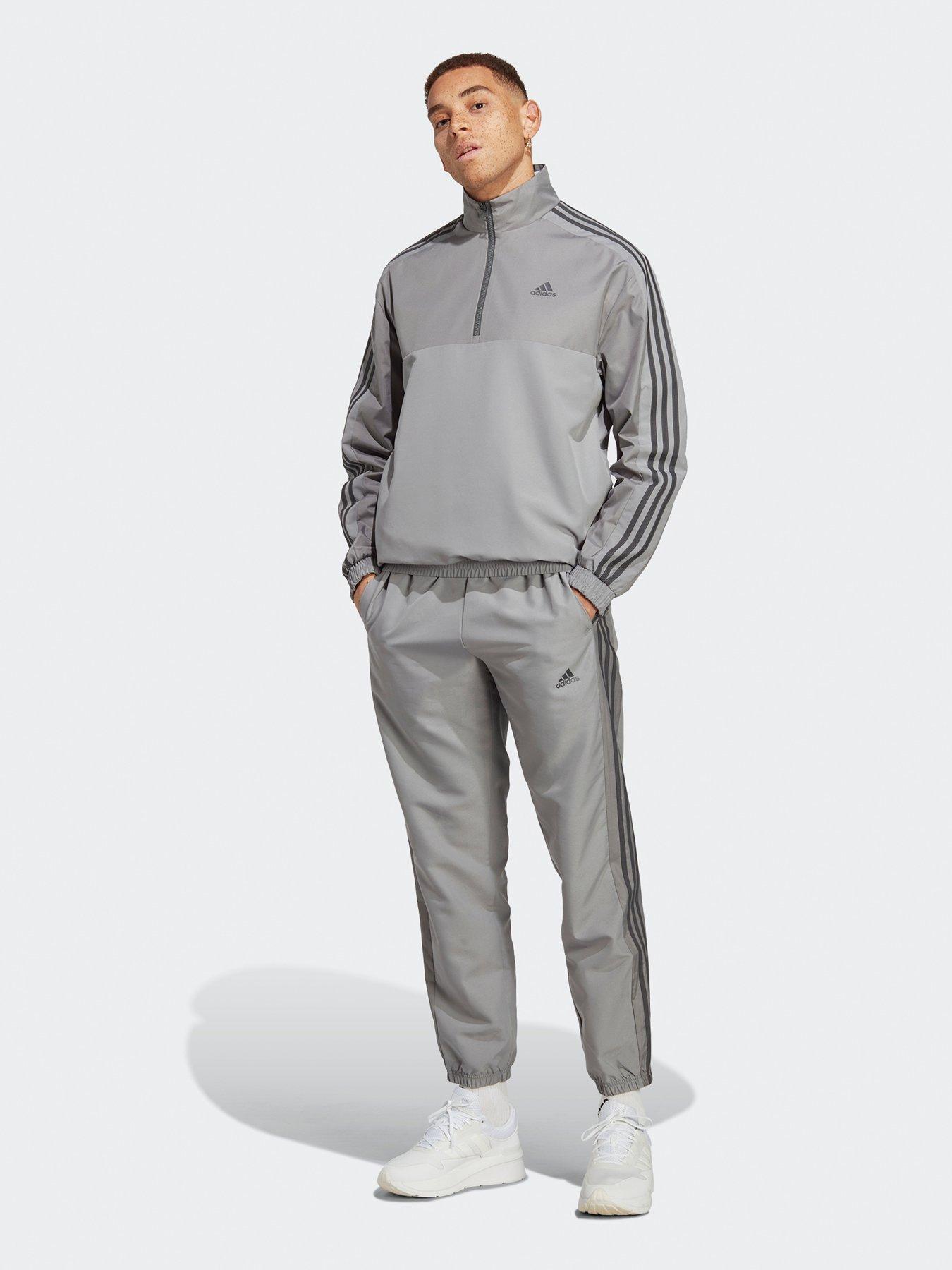 Tracksuits sales adidas grey