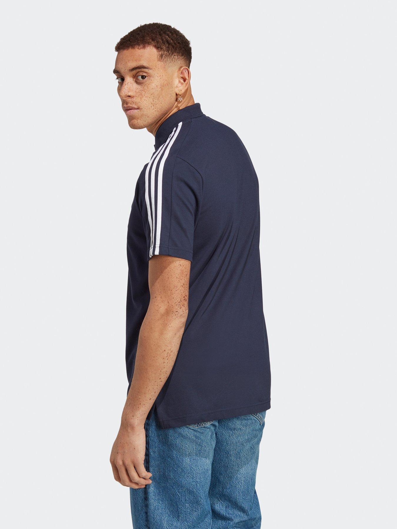 adidas-sportswear-mens-essentials-polo-shirt-navystillFront