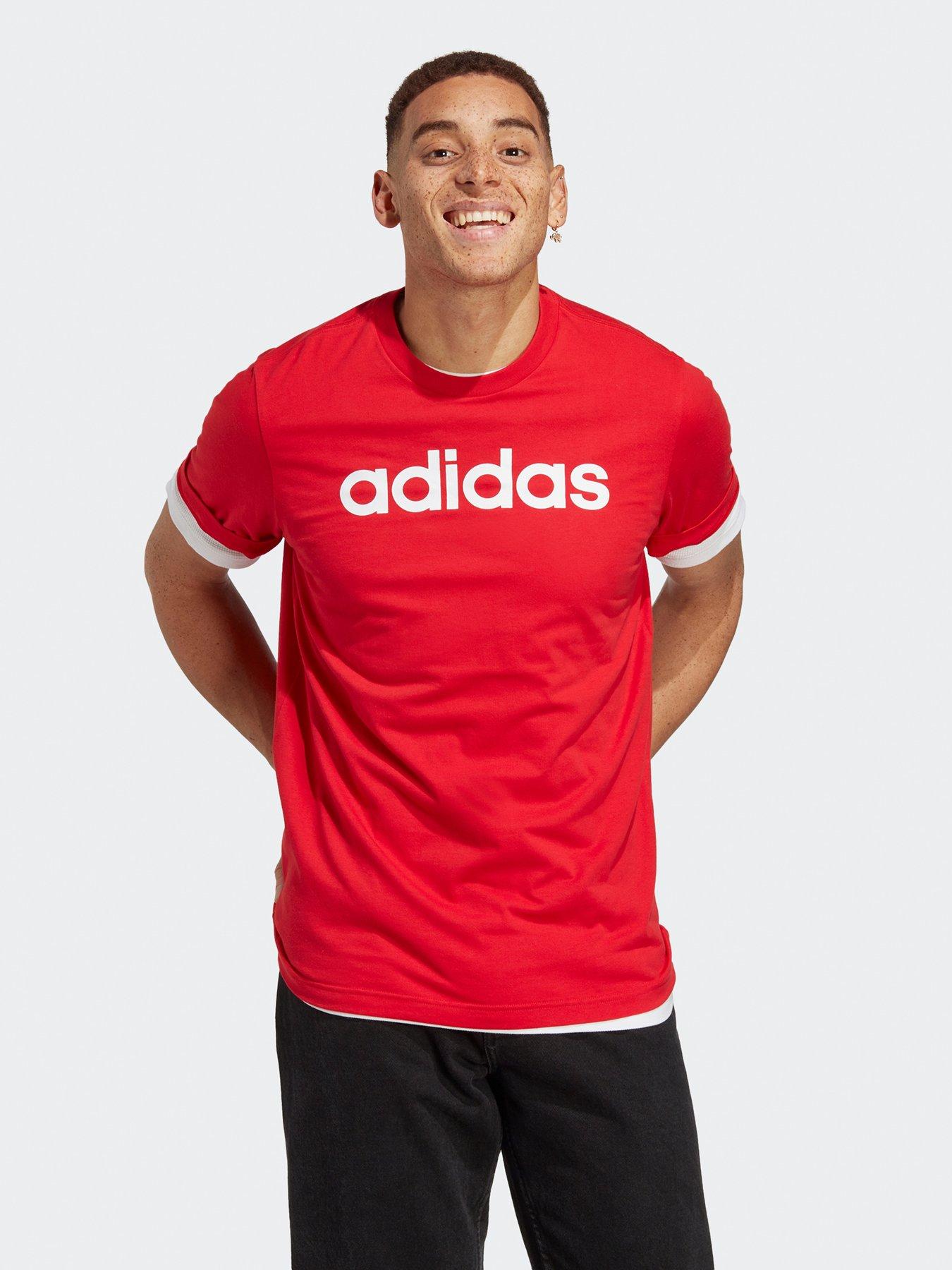 adidas Sportswear Essentials Single Shirt Linear Embroidered Logo