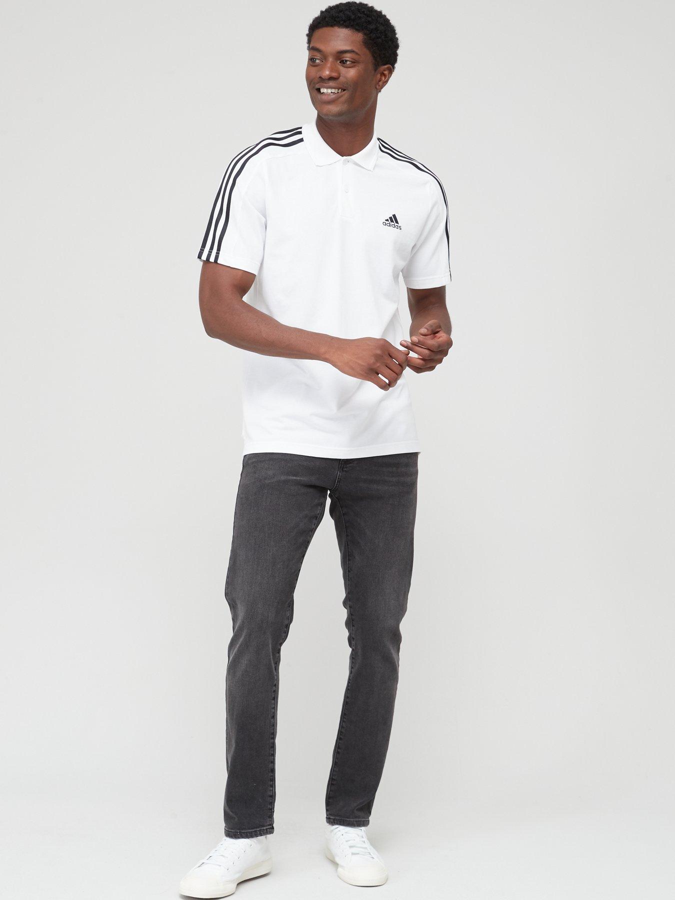 adidas-sportswear-essentials-embroidered-small-logo-3-stripes-pique-polo-shirt-whiteback