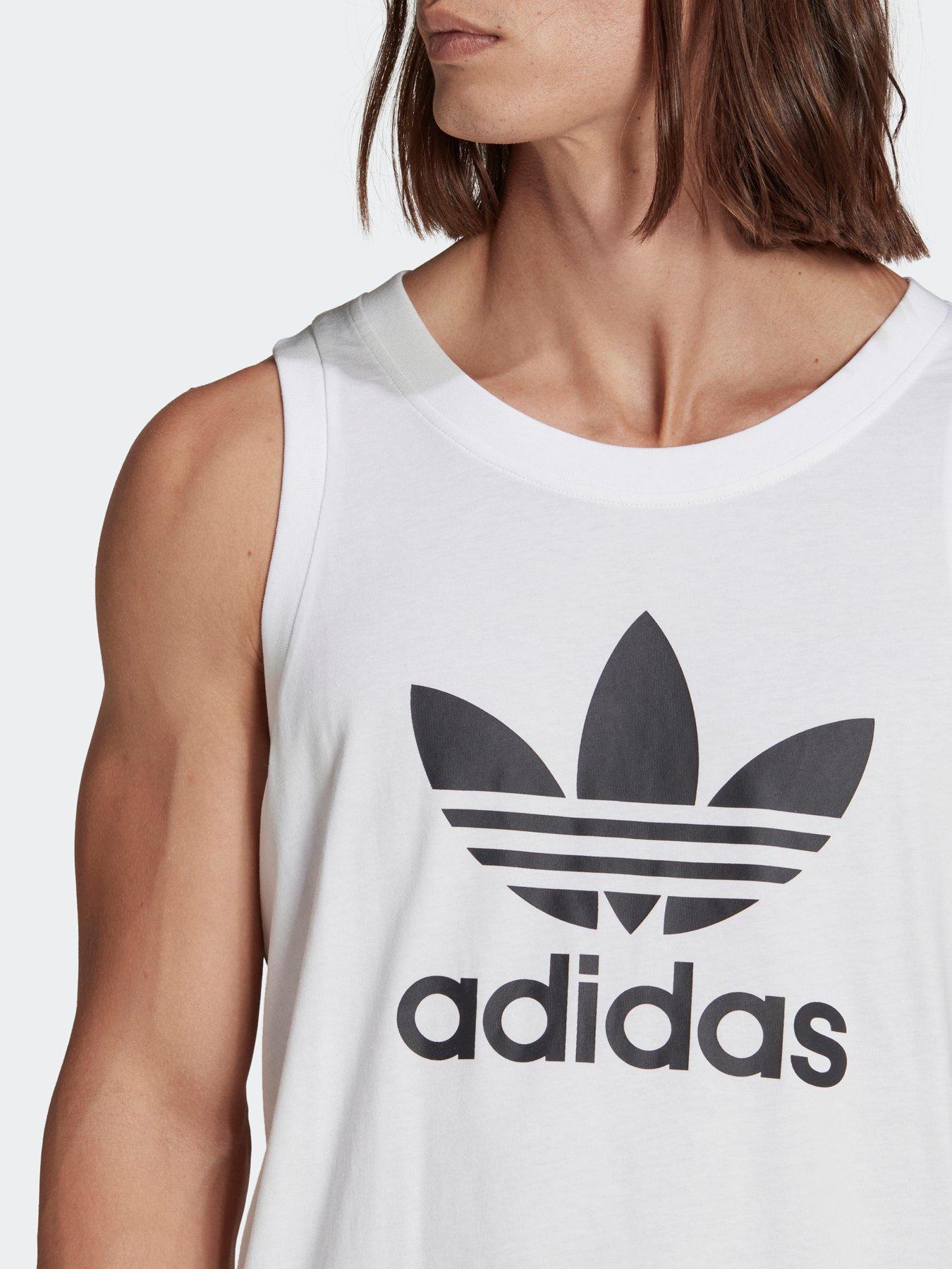 adidas-originals-adicolor-classics-trefoil-tank-top-whiteoutfit