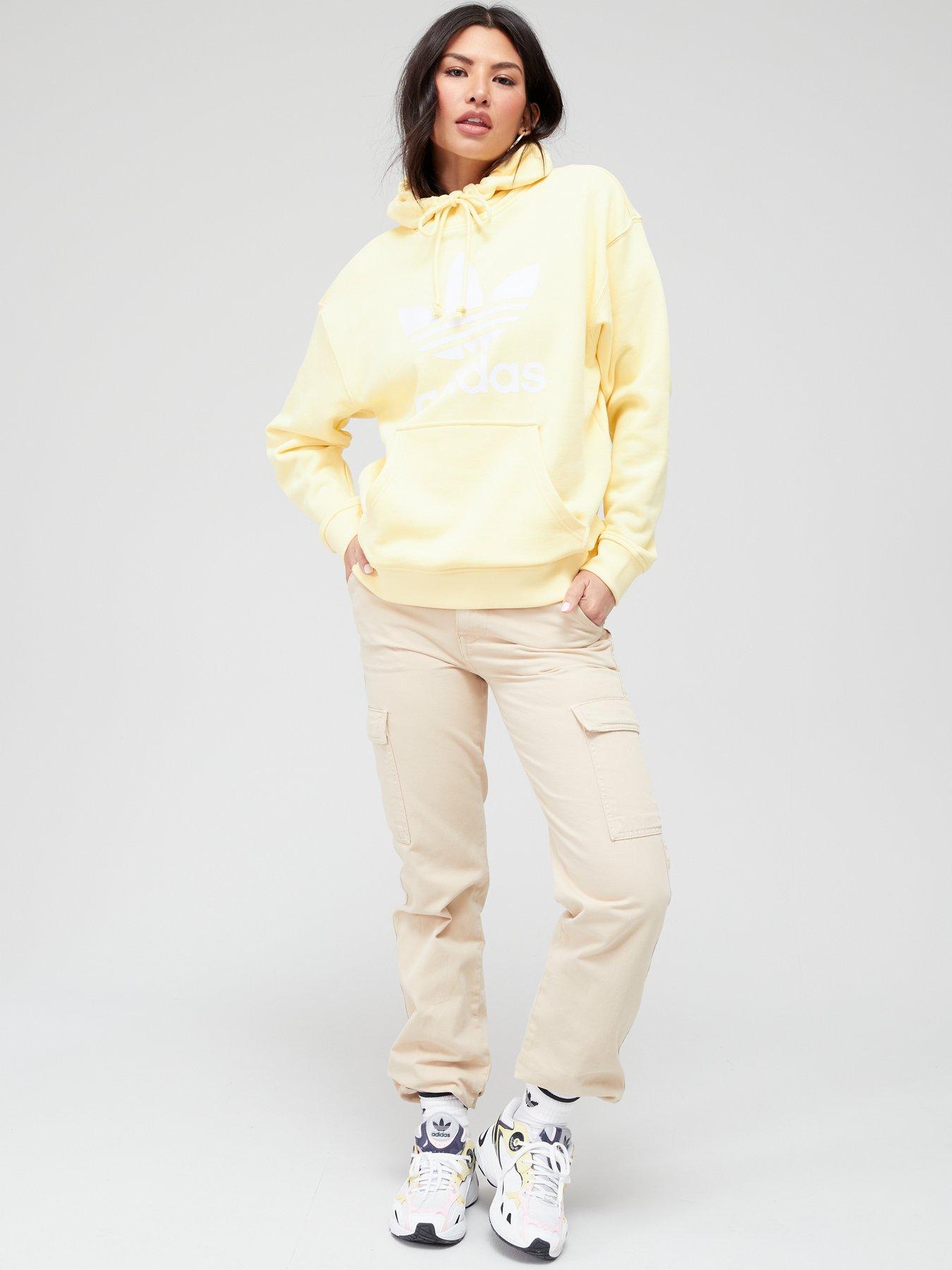 Pastel yellow adidas outlet hoodie