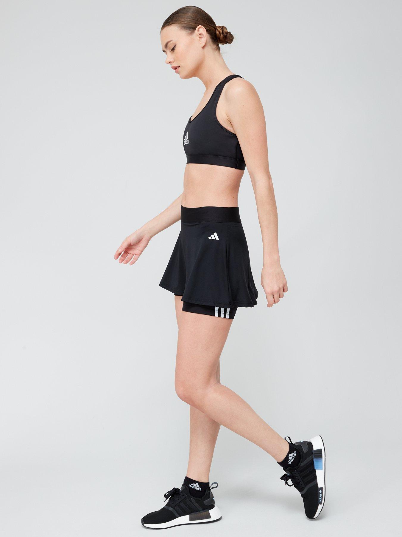 adidas-womens-train-essentials-3-stripe-skort-blackwhiteback